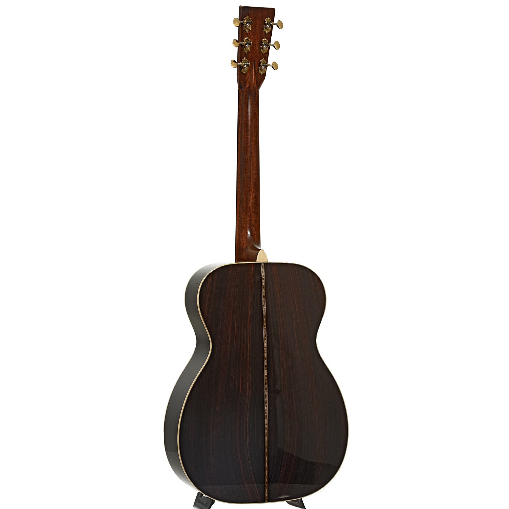 Full back and side of Martin 00-28 Modern Deluxe Acoustic Guitar