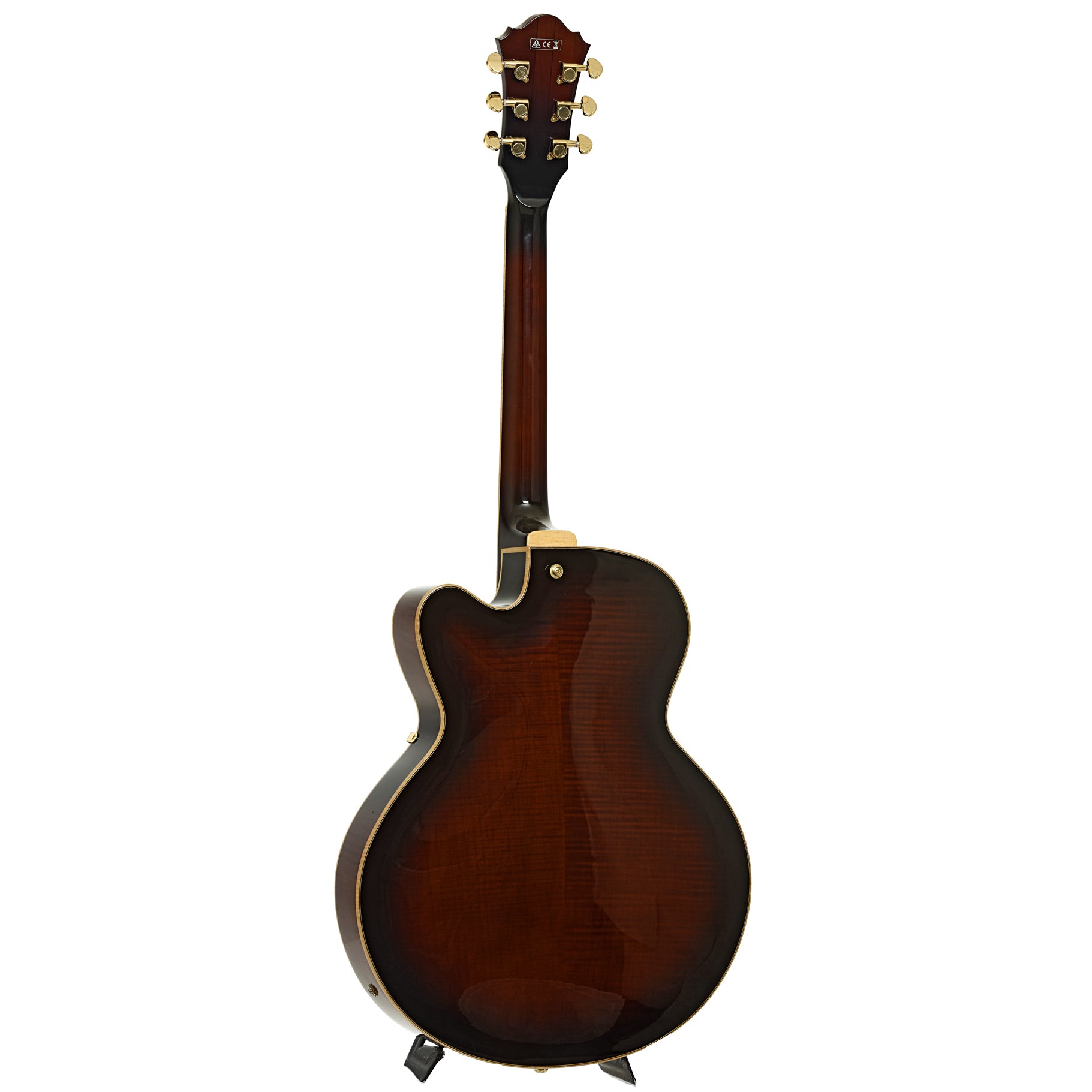 Full back and side of Ibanez SJ300 DVS Hollowbody Electric Guitar