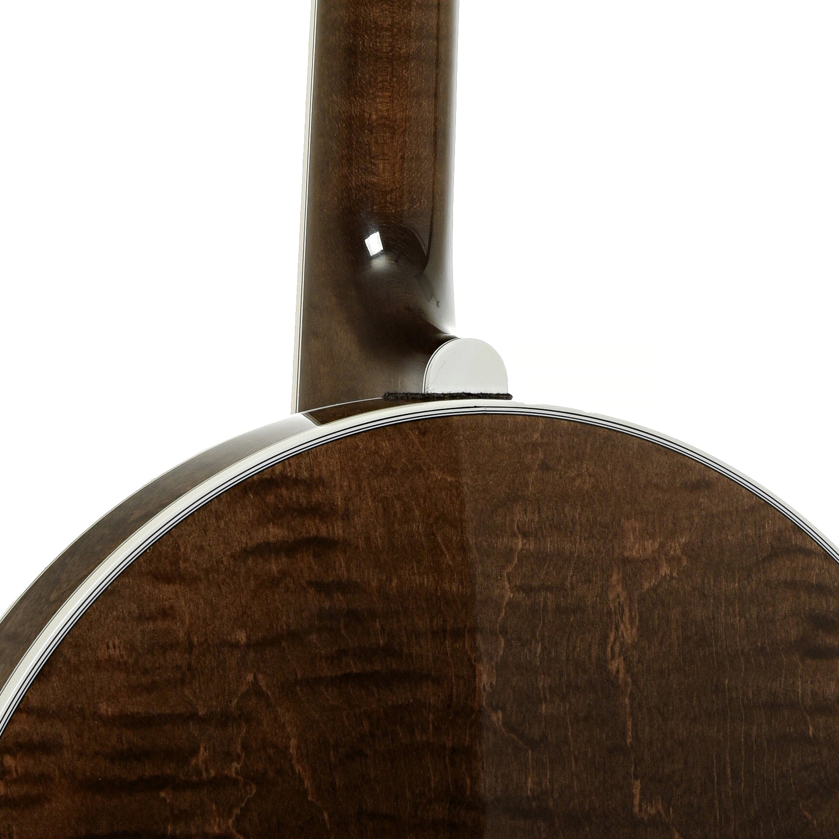 Neck joint of Deering Maple Blossom Resonator Banjo