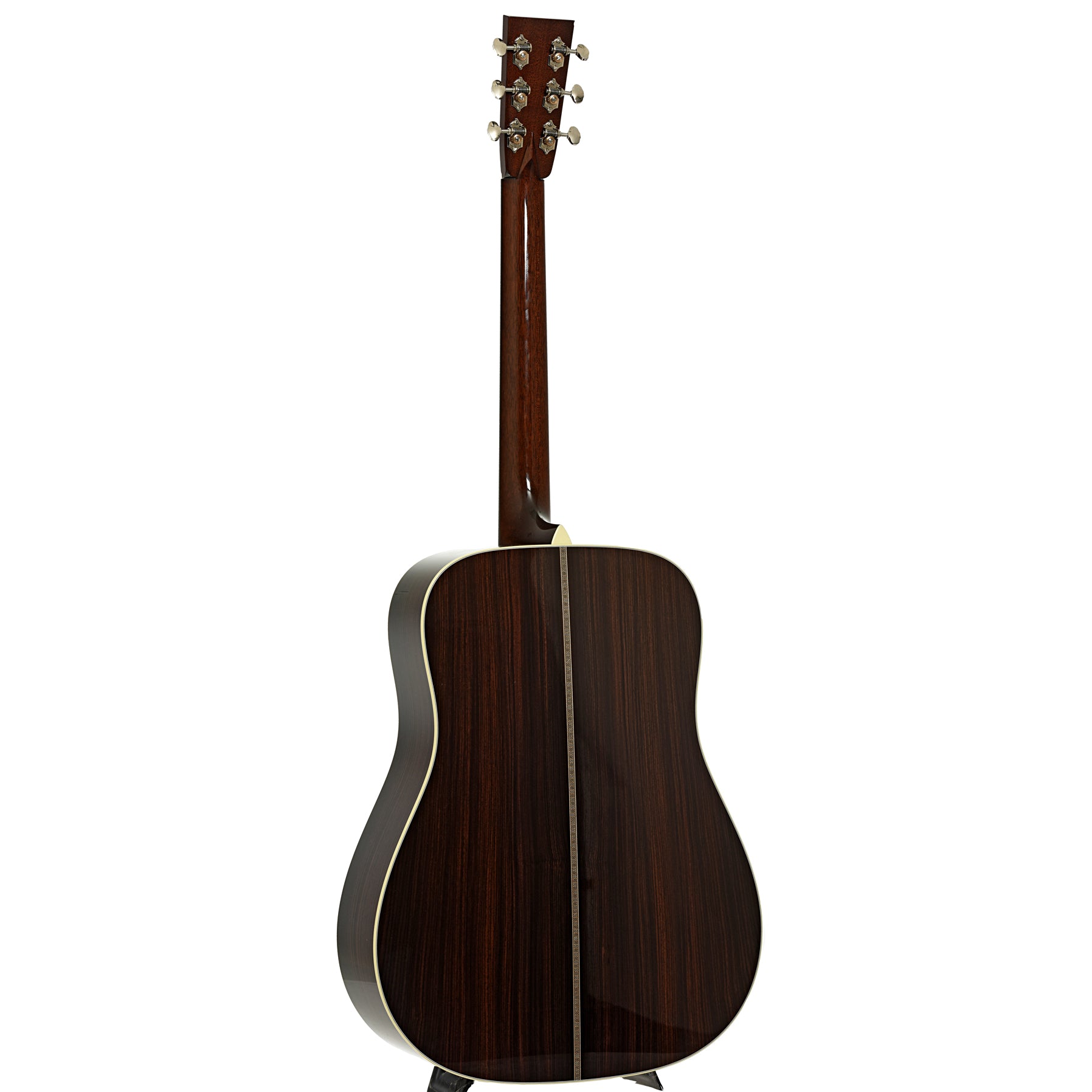 Full back and side of Collings D2HA Guitar & Case, Adirondack Top, Wide Nut 