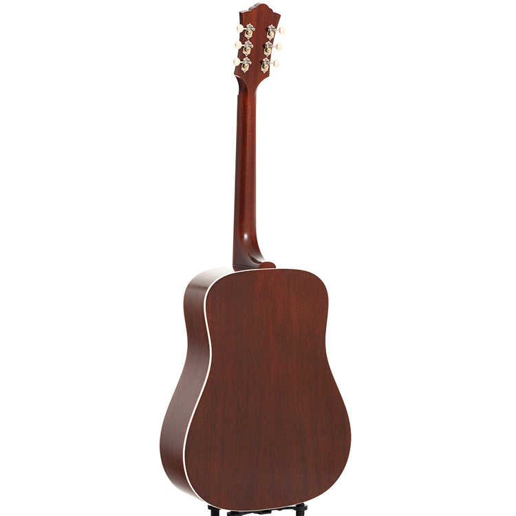 Full back and side of Guild D-40 Standard Acoustic Guitar, Natural
