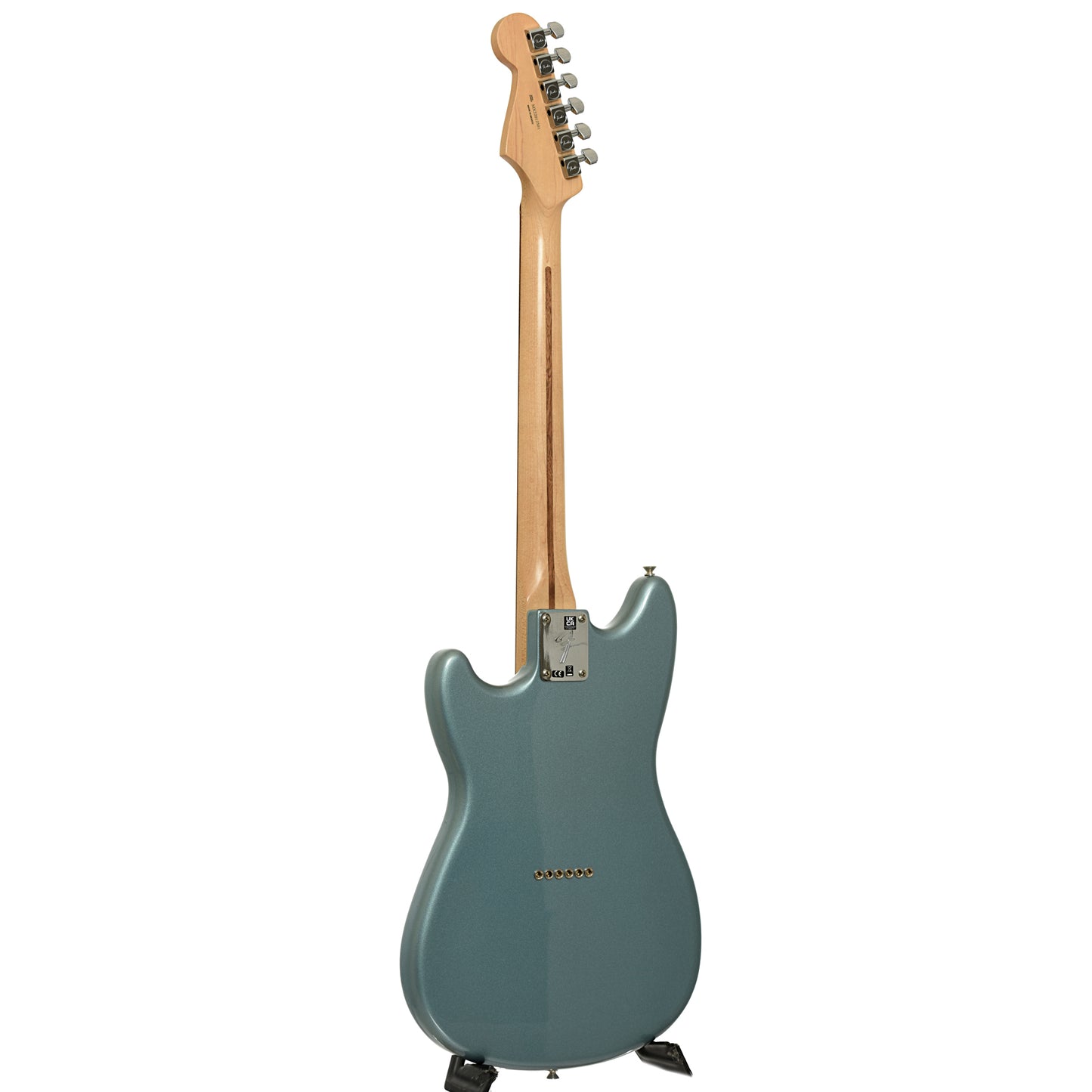 Full back and side of Fender Duo-Sonic Electric Guitar 