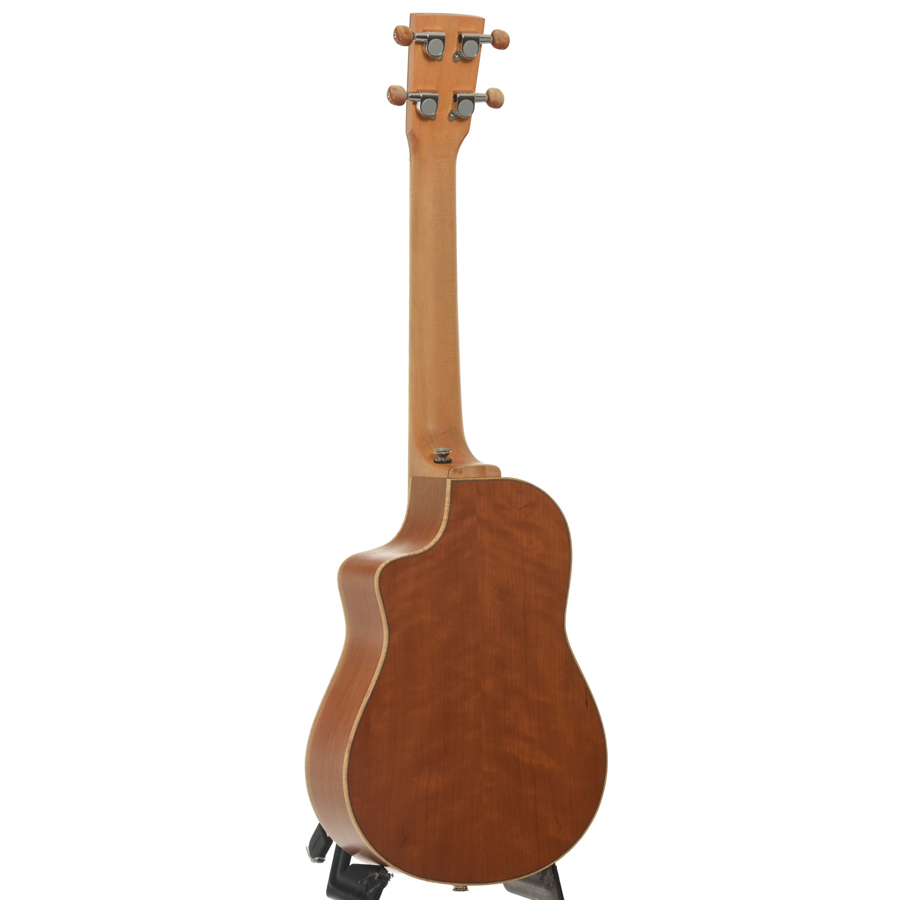 Full back and side of Mya-Moe Cutaway Classic Tenor Resonator Ukulele 