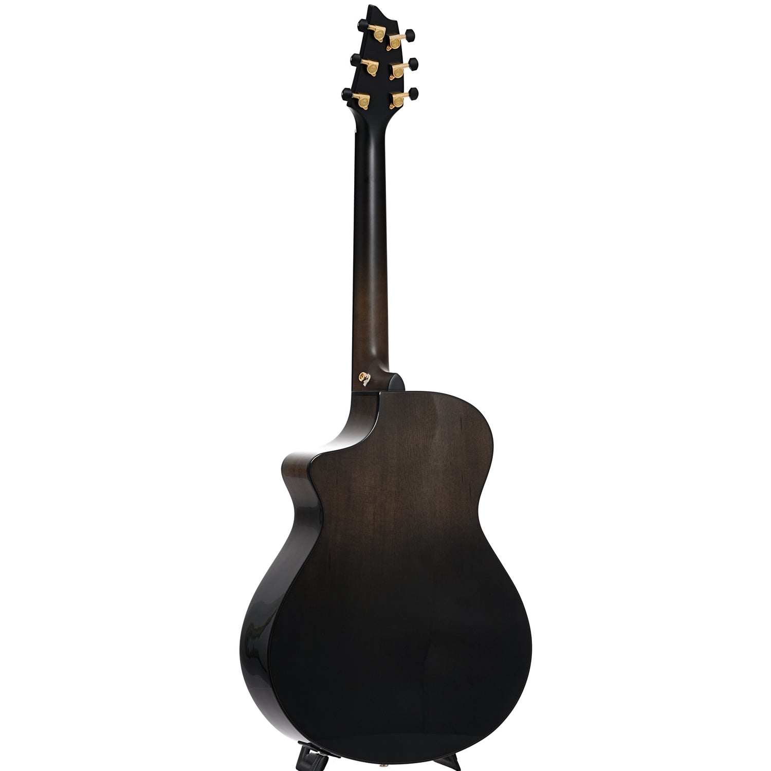 Full back and side of Breedlove Limited Edition Artista Pro Concert Black Dawn CE