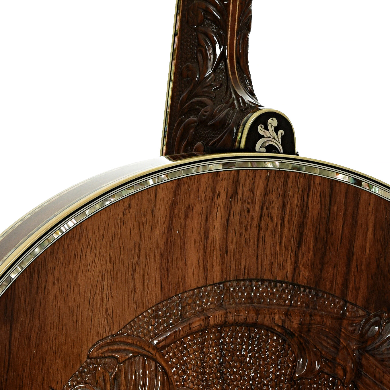 Neck joint of Ome Grand Artist Standard Jazz Tenor Banjo