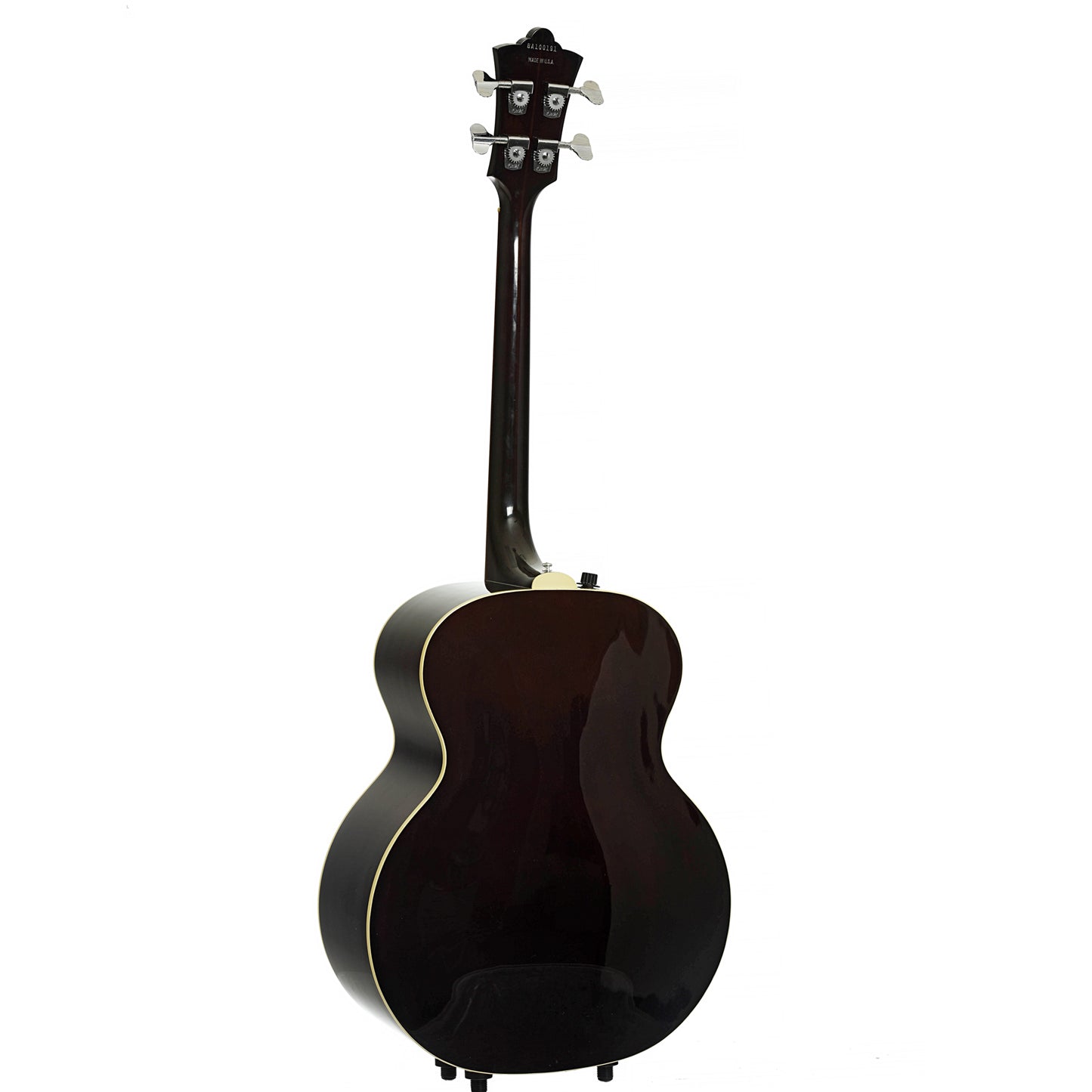 Full back and side of Guild B-50 NT Acoustic Bass Guitar