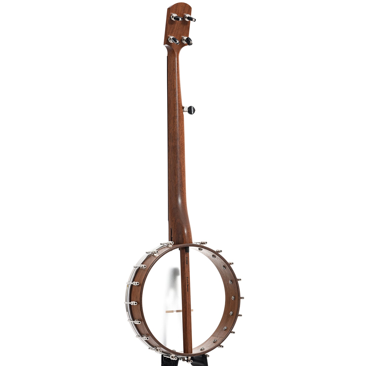 Full back and side of Kevin Enoch 11" Tradesman, Walnut Neck & Rim