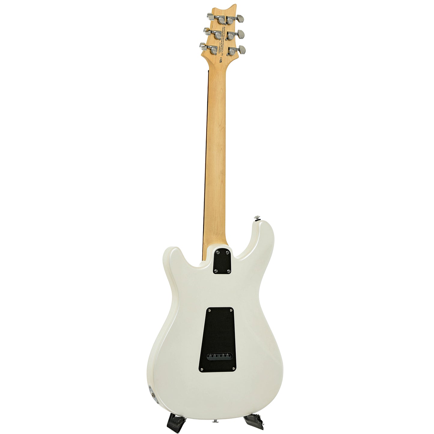 Full back and side of PRS SE Studio Standard Electric Guitar Pearl White