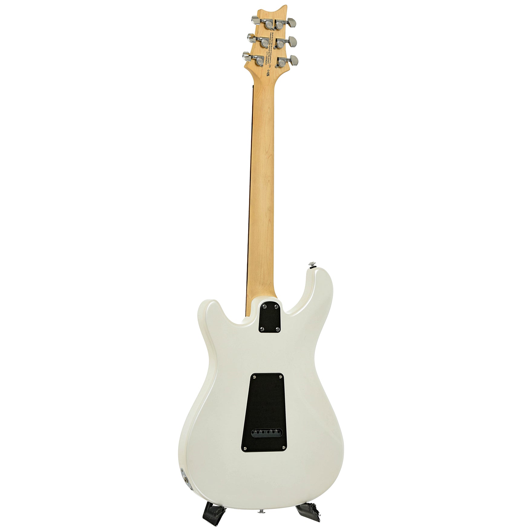 Full back and side of PRS SE Studio Standard Electric Guitar Pearl White