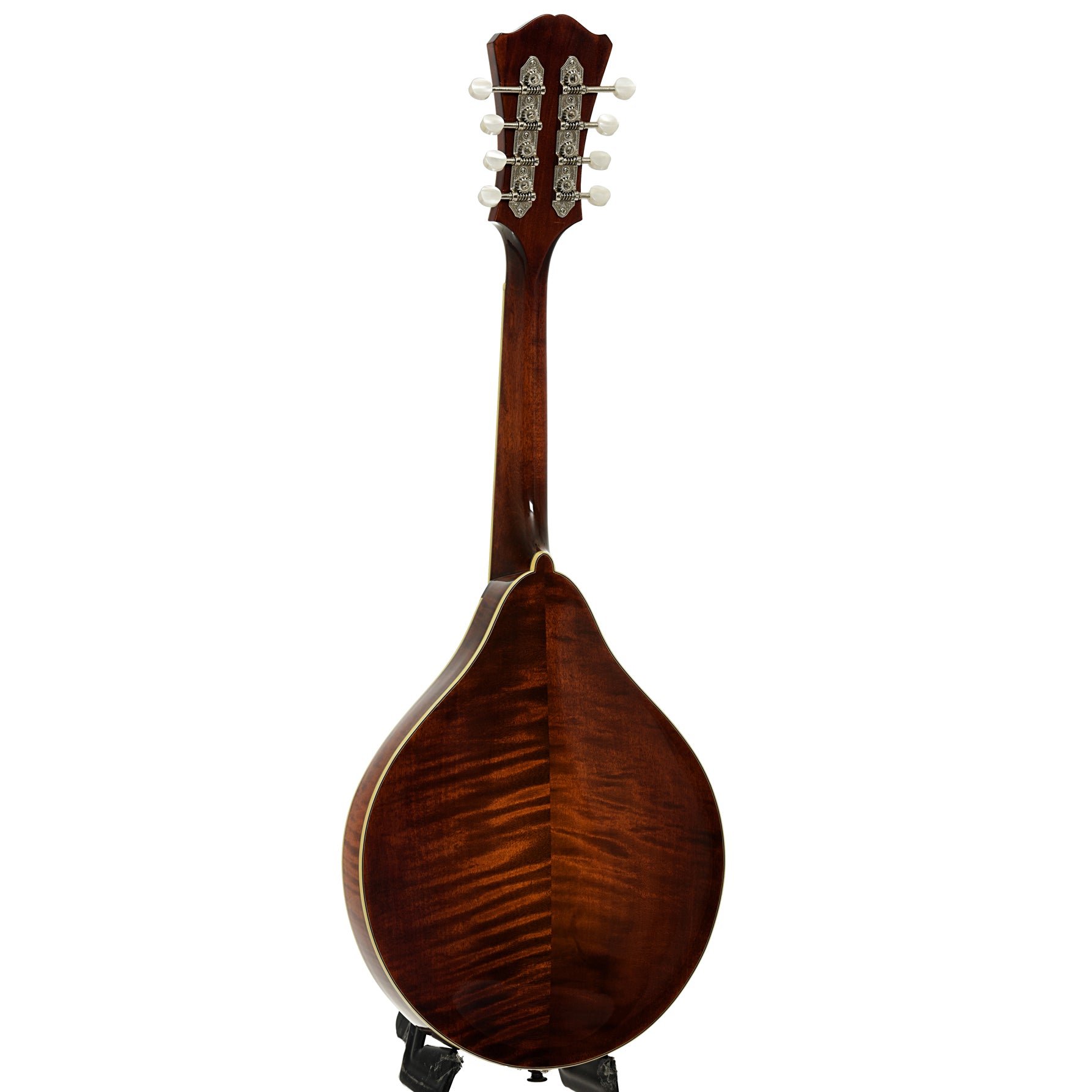 Full back and side of Eastman MD605 A-style Mandolin 
