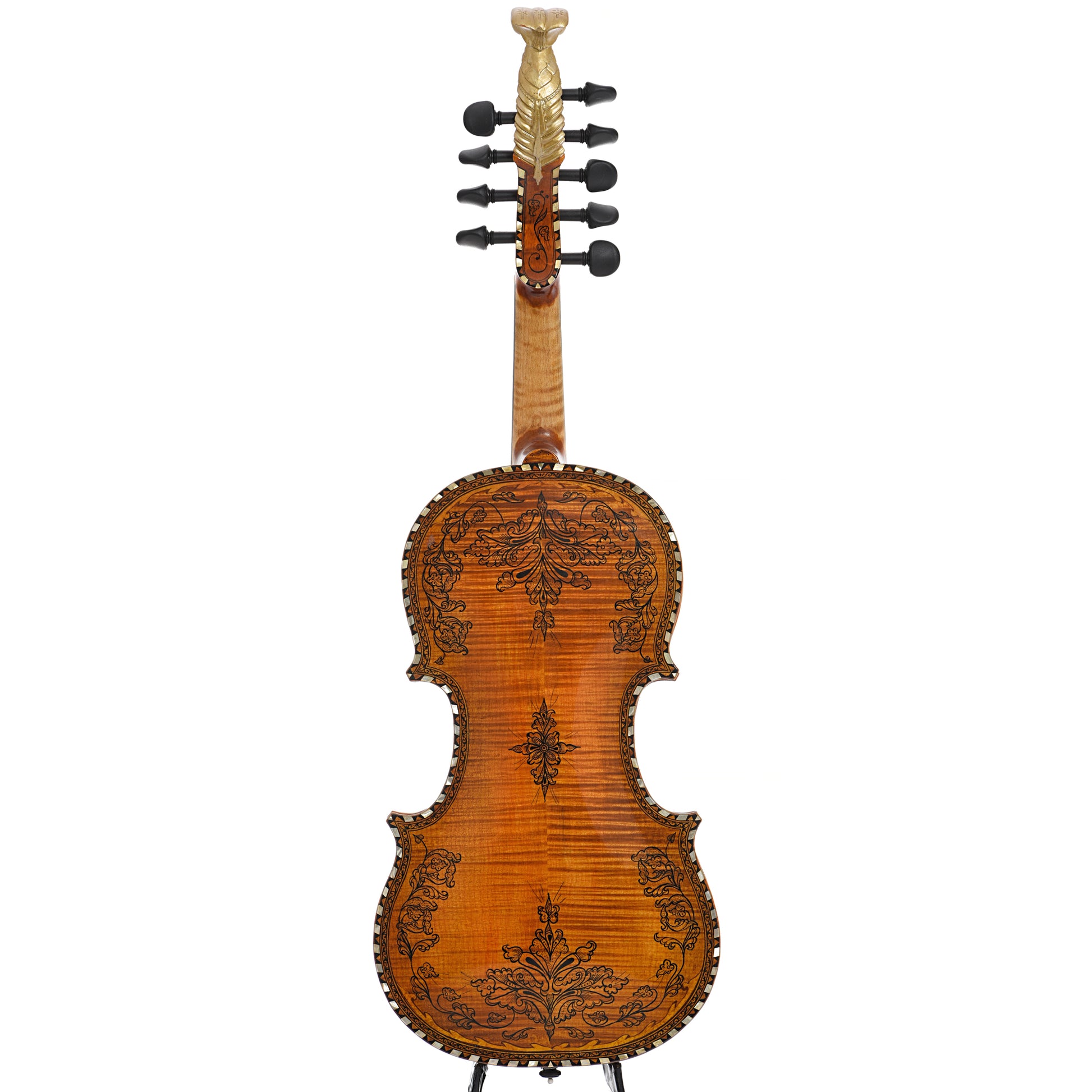 Full back of Hardanger Violin (2014)
