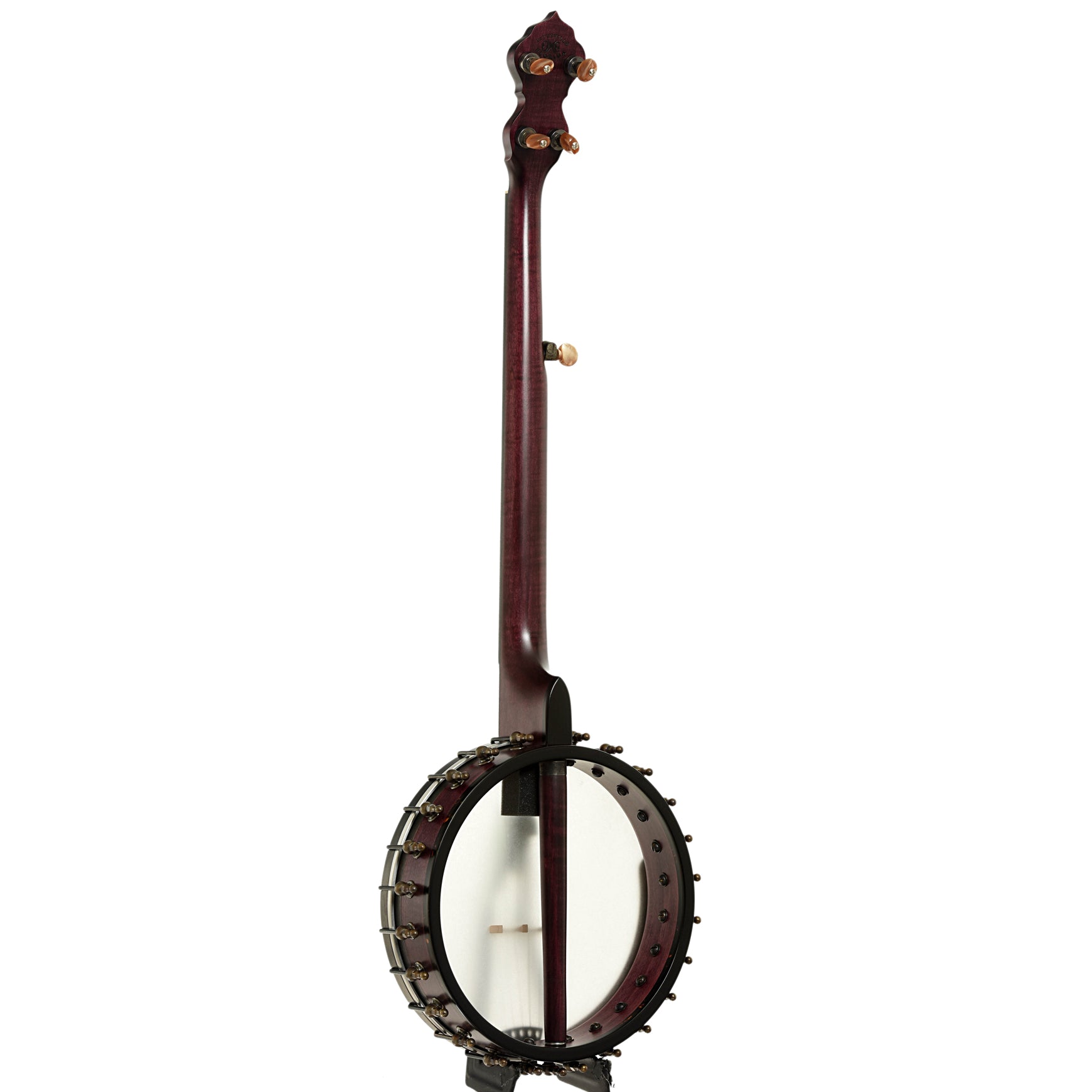 Full back and side of Ome Jasmine Limited Edition 11" Open Back Banjo
