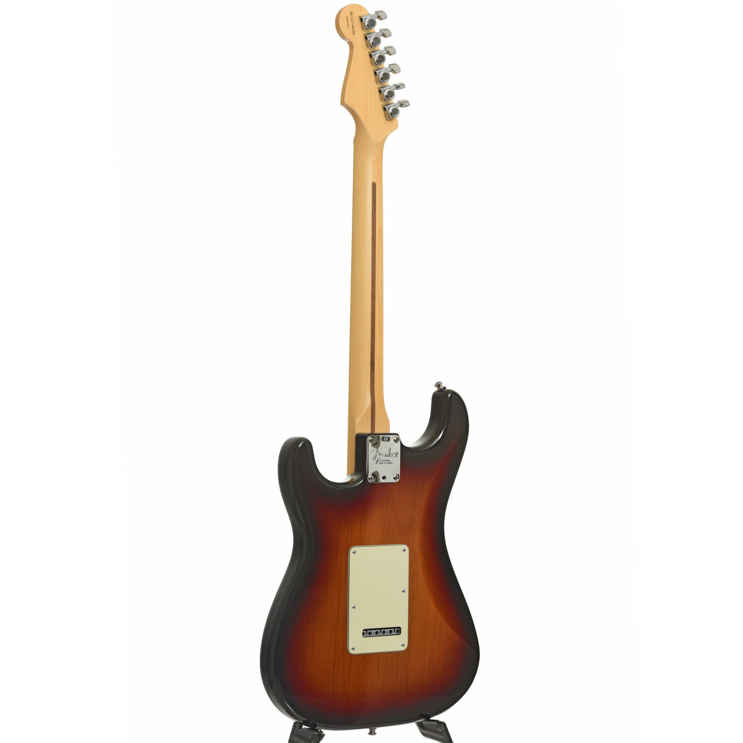 Full back and side of Fender American Deluxe Stratocaster Electric Guitar
