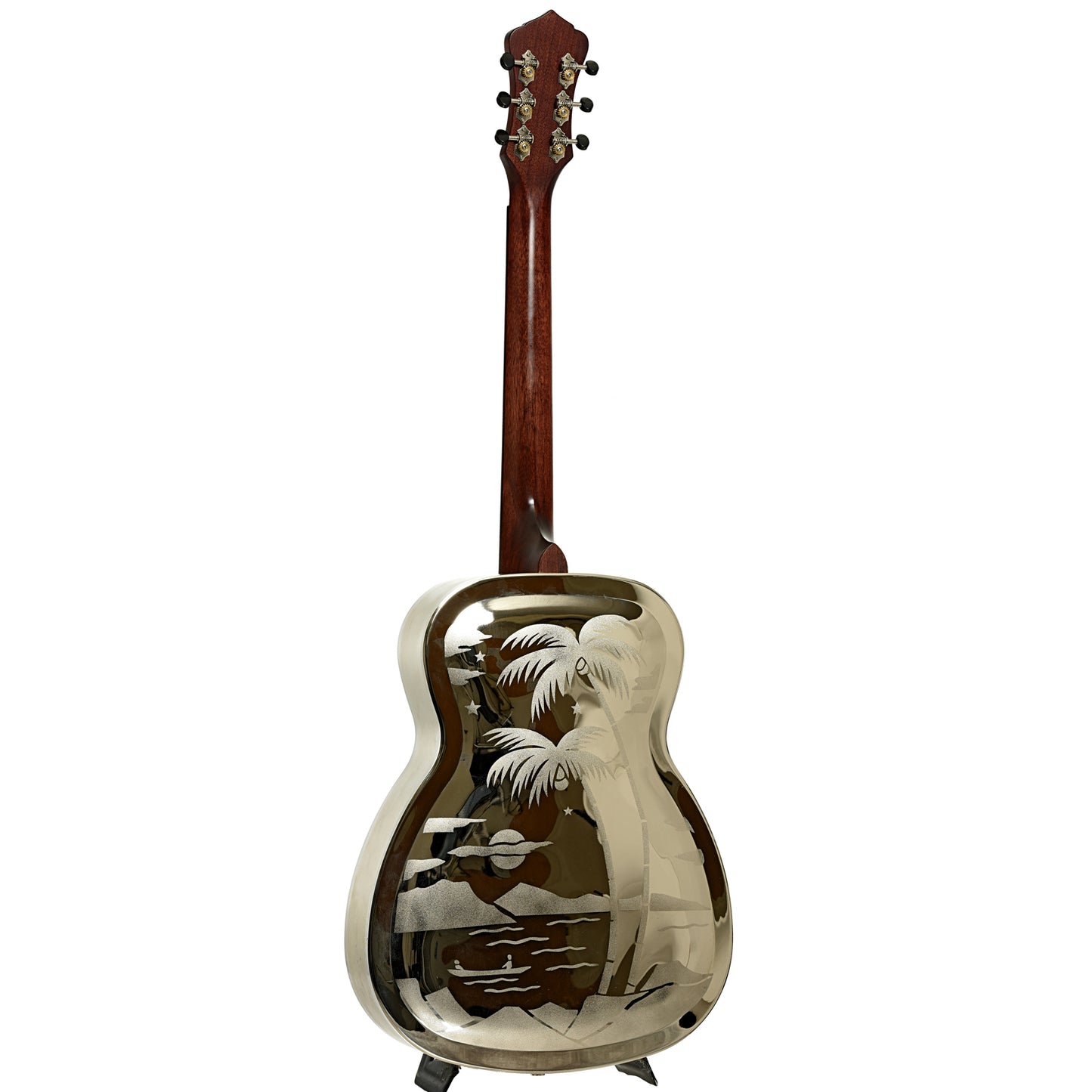 Full back and side of Recording King RM-997-H Resonator Guitar