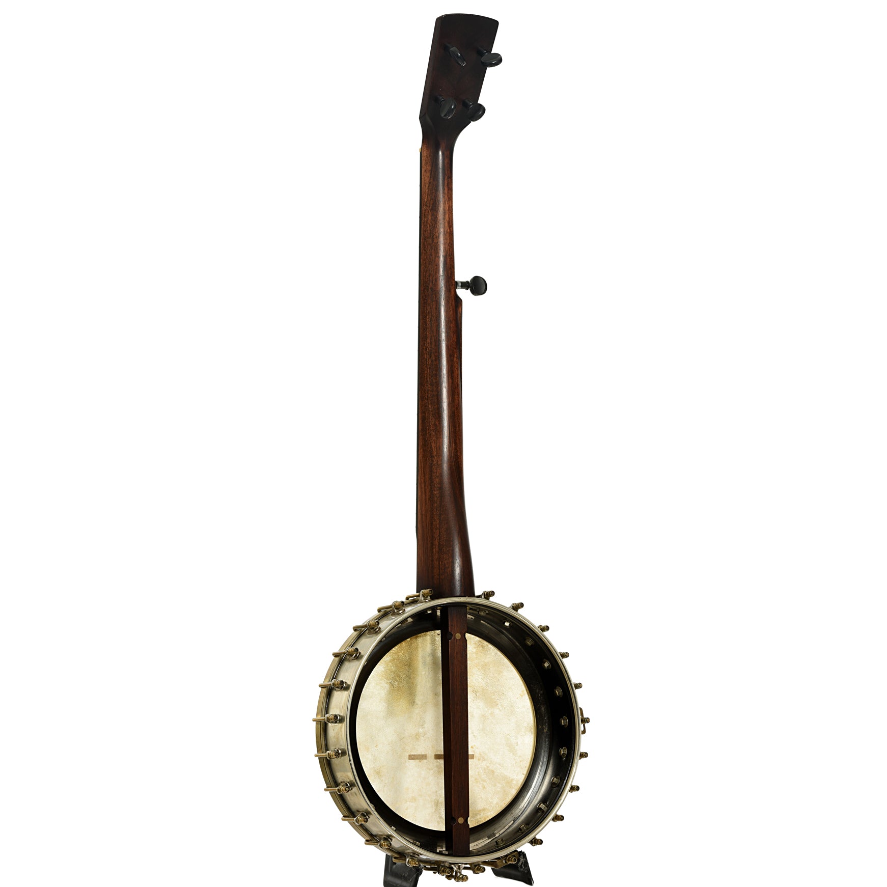 Full back and side of Buckbee-Style Open Back Banjo