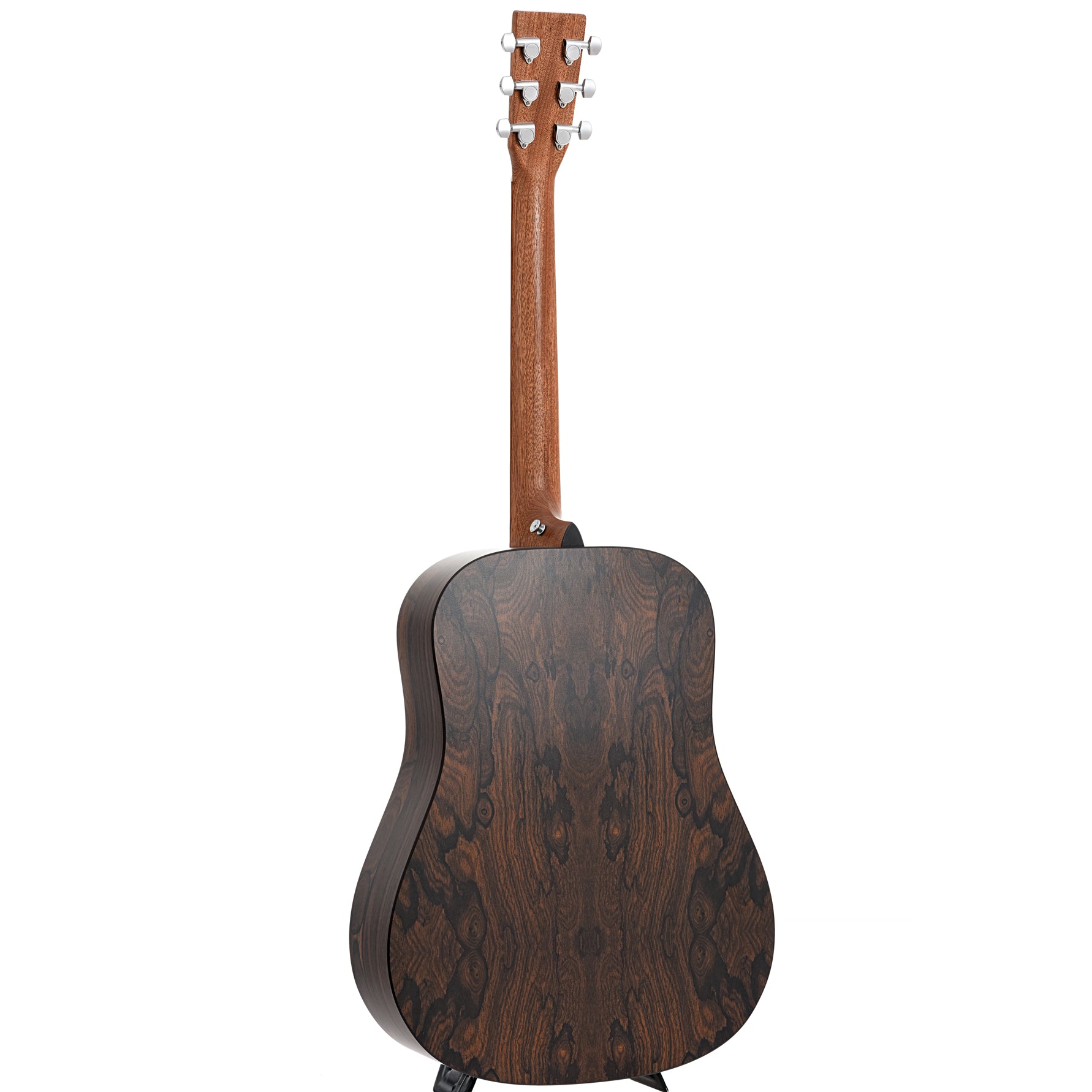 Full back and side of Martin D-X2E Ziricote Burst Acoustic Guitar 