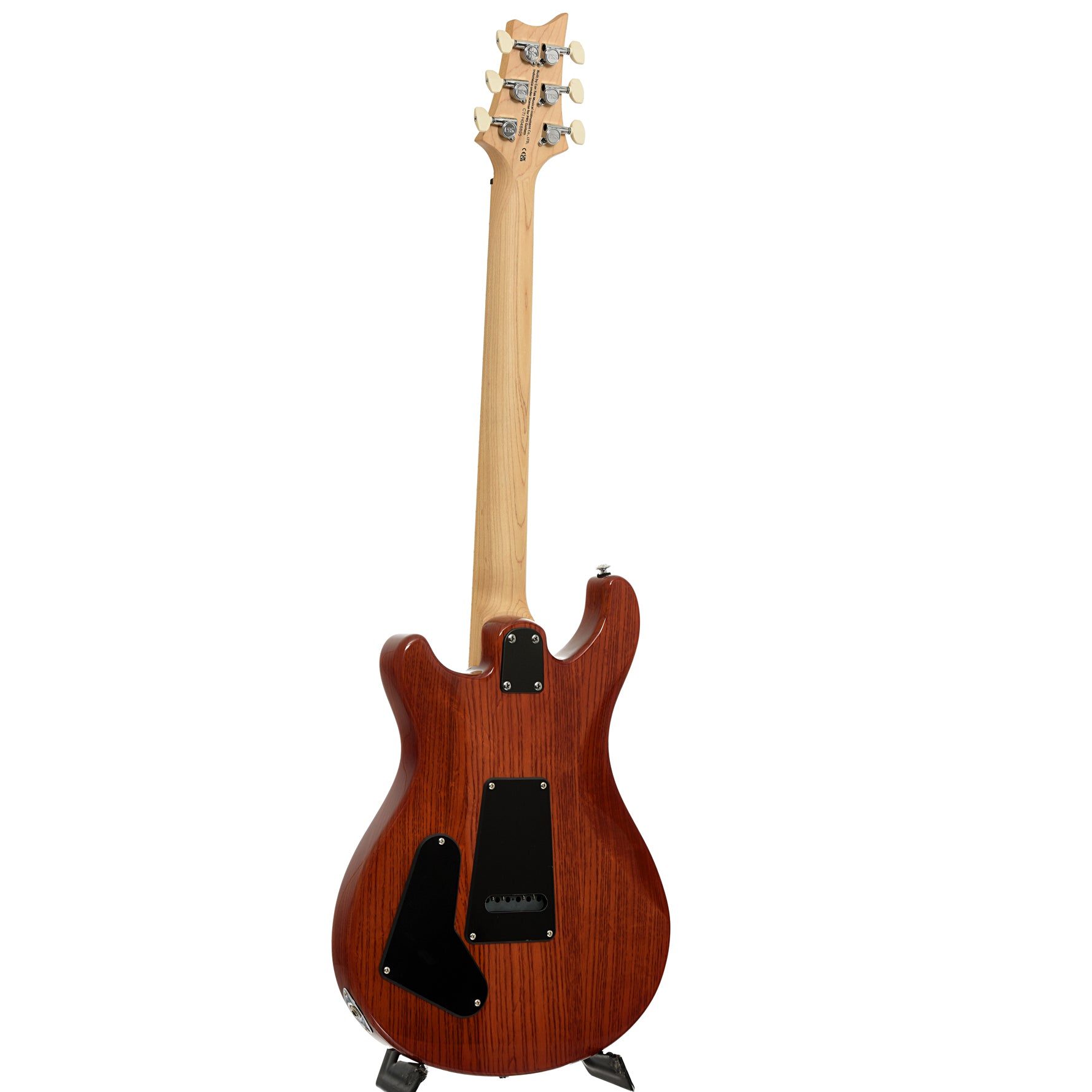 Full back an dside of PRS SE Swamp Ash Special Electric Guitar & Gigbag, Vintage Sunburst