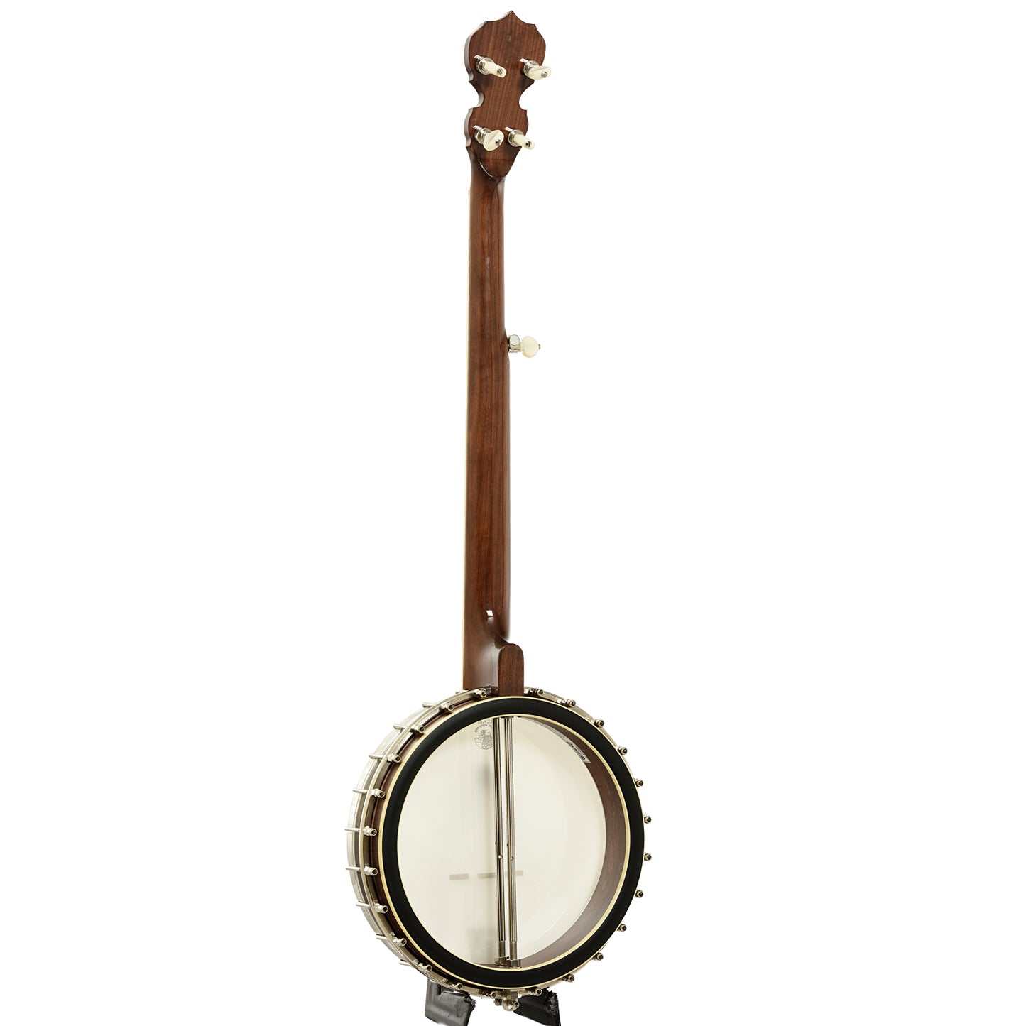 Full back and side of Deering Claw Grass 2 Open Back Banjo
