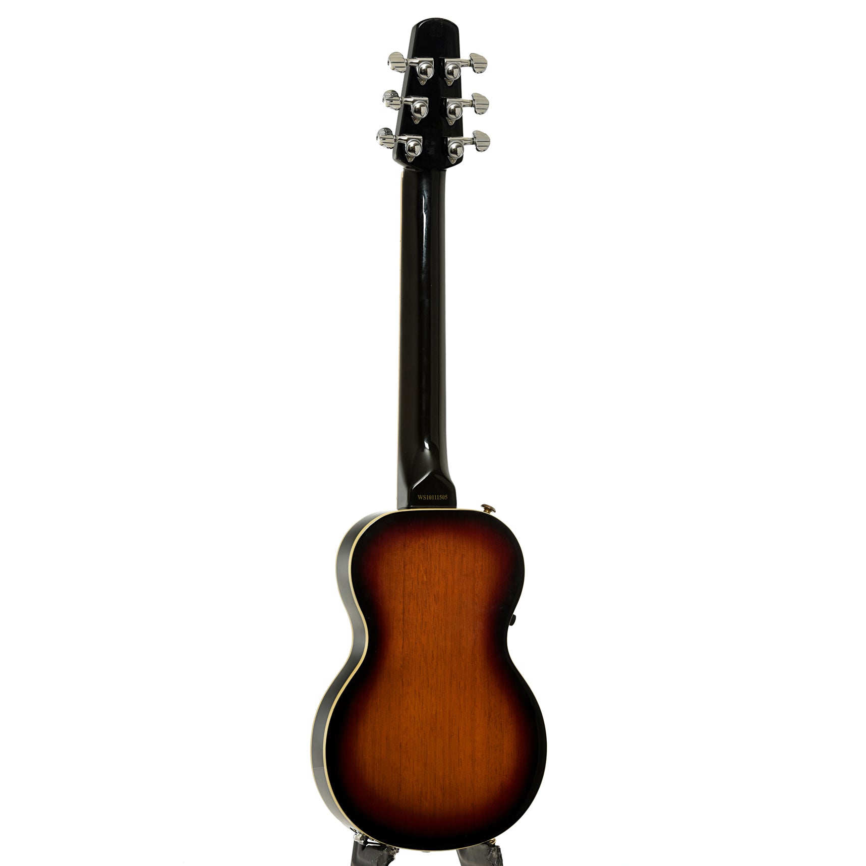 Full back and side of G# OF-1 Travel Electric Guitar 