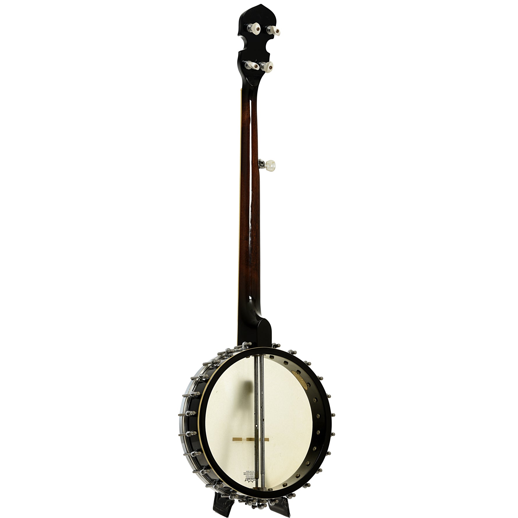 Full back and side of Gold Tone WL-250 Whyte Laydie Open Back Banjo  