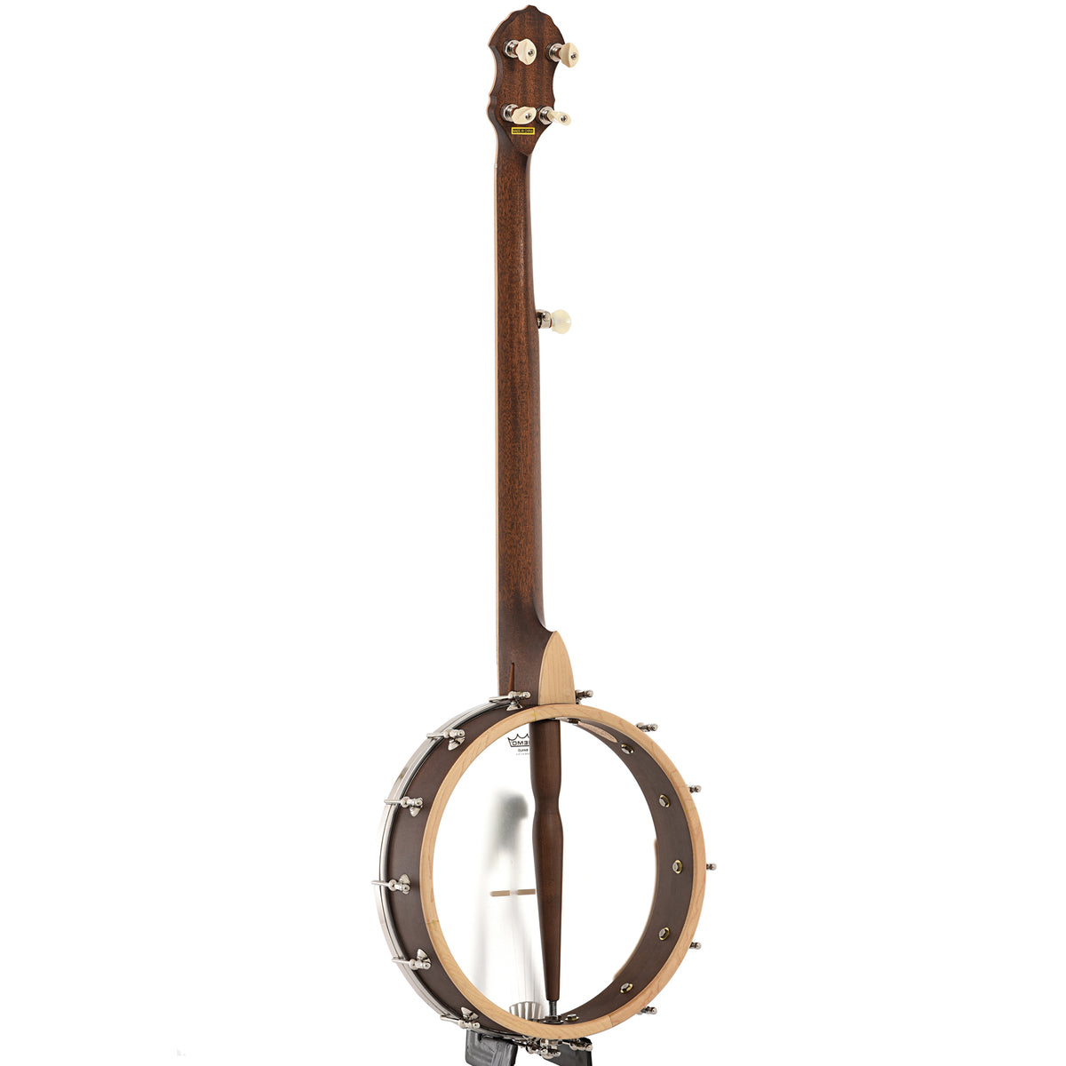 Full Back & Side of Gold Tone HM-100 High Moon 12in Openback Banjo & Case, Shopworn