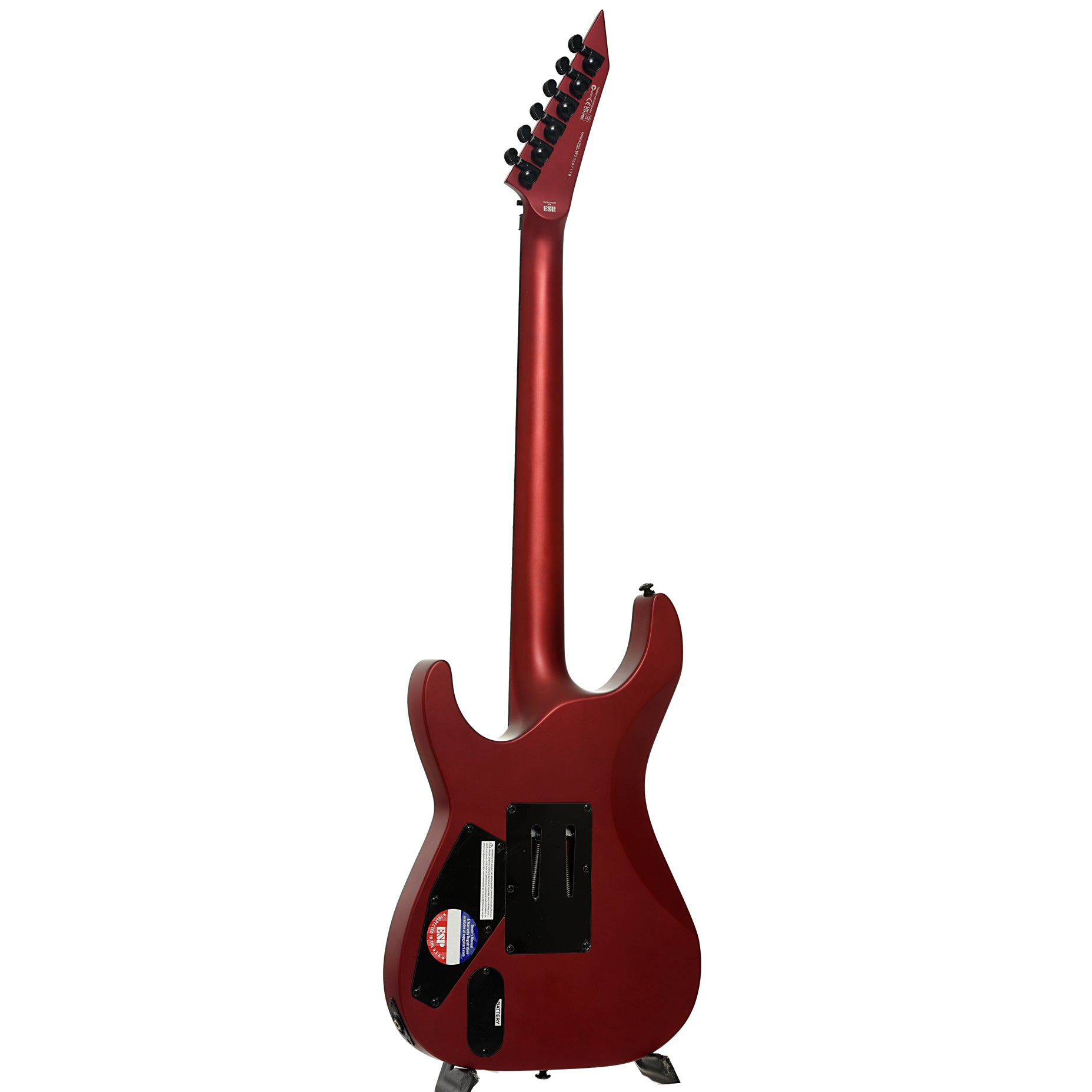 Full back and side of ESP LTD M-1000 Electric Guitar