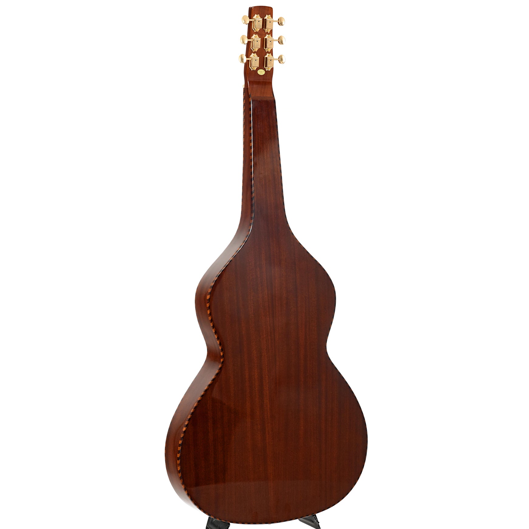 Full back and side of Gold Tone SM Weissenborn Plus & Case, Shopworn