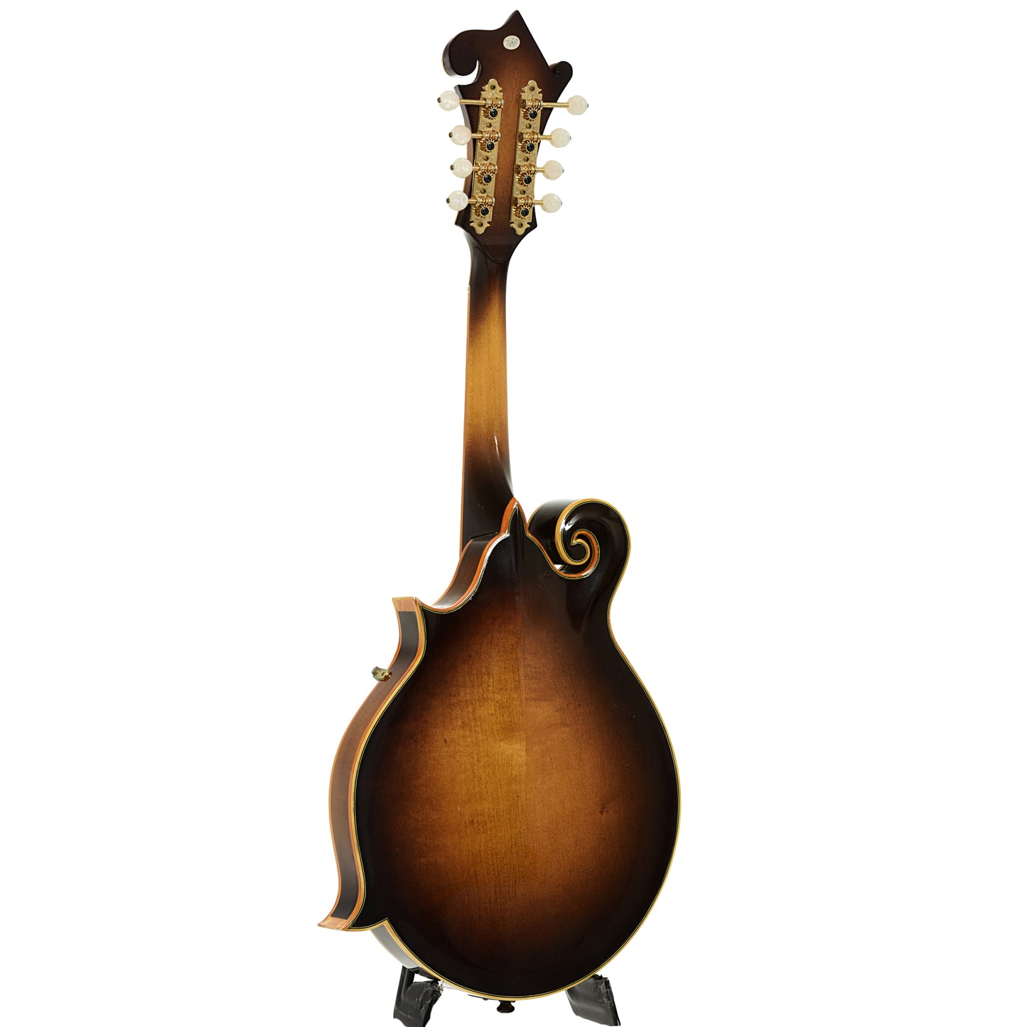 Full back and side of Washburn M-5S F-Style Mandolin