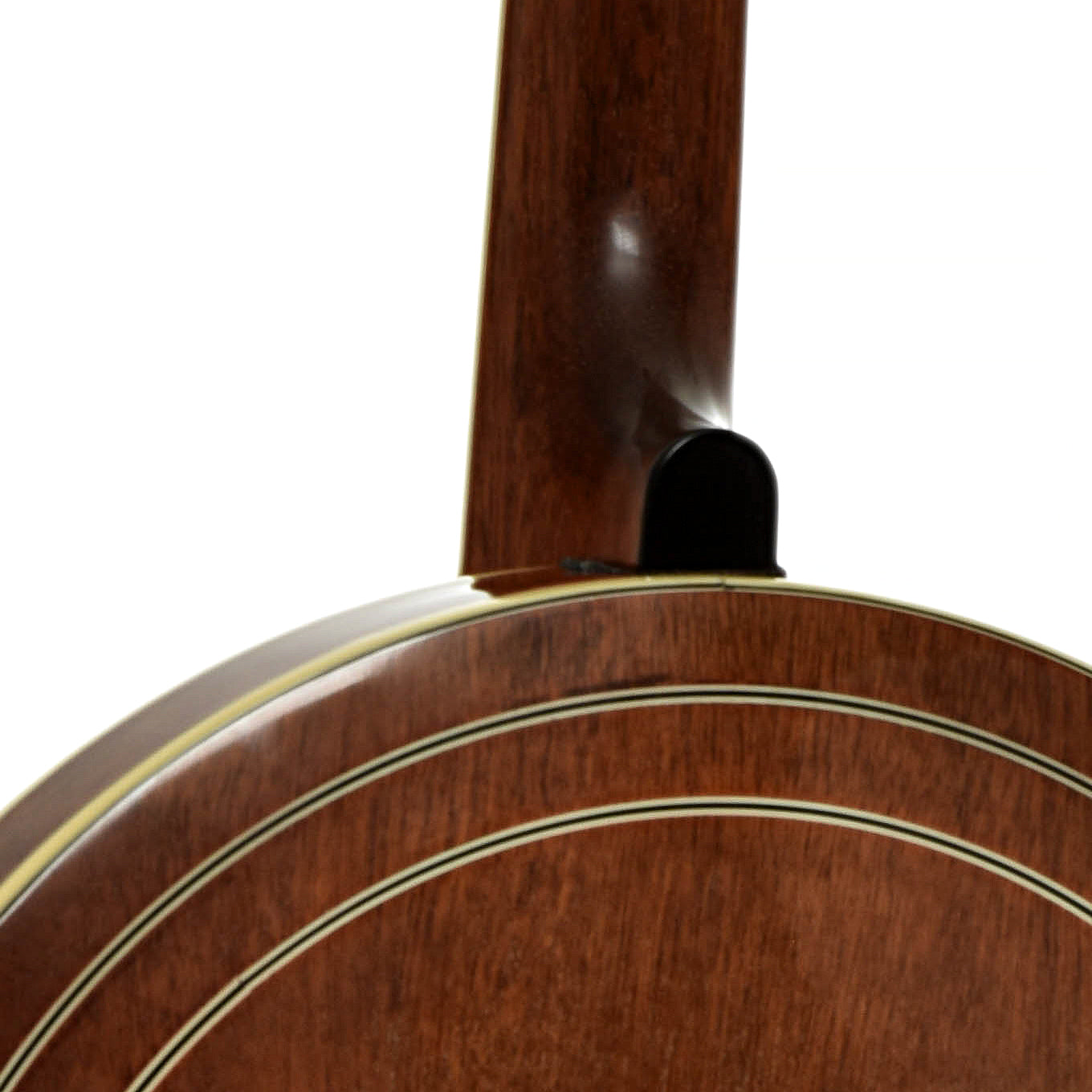 Neck joint of DP Hopkins Janice Martin Resonator Banjo