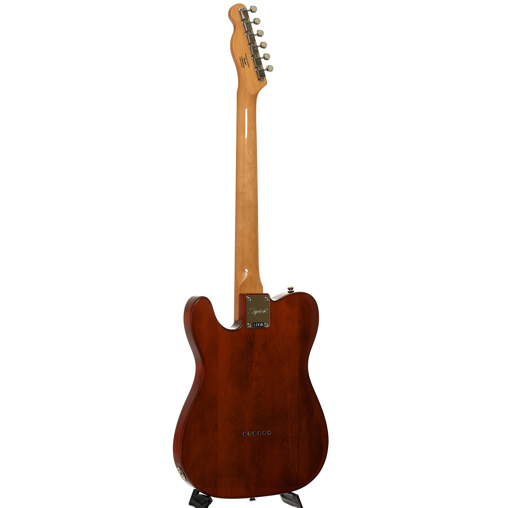 Full back and side of Squier Classic Vibe '60s Telecaster Thinline, Natural