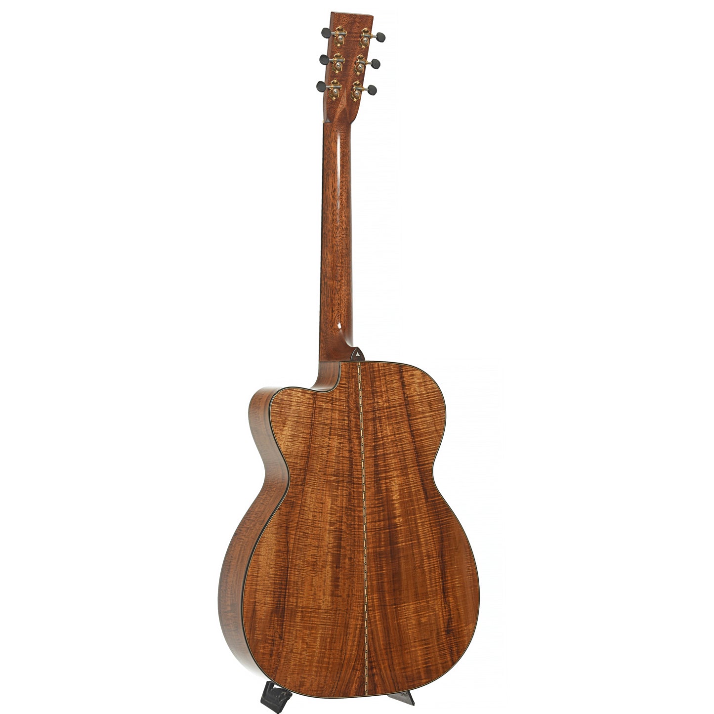 Full back and side of Bourgeois OMC Soloist Acoustic Guitar 