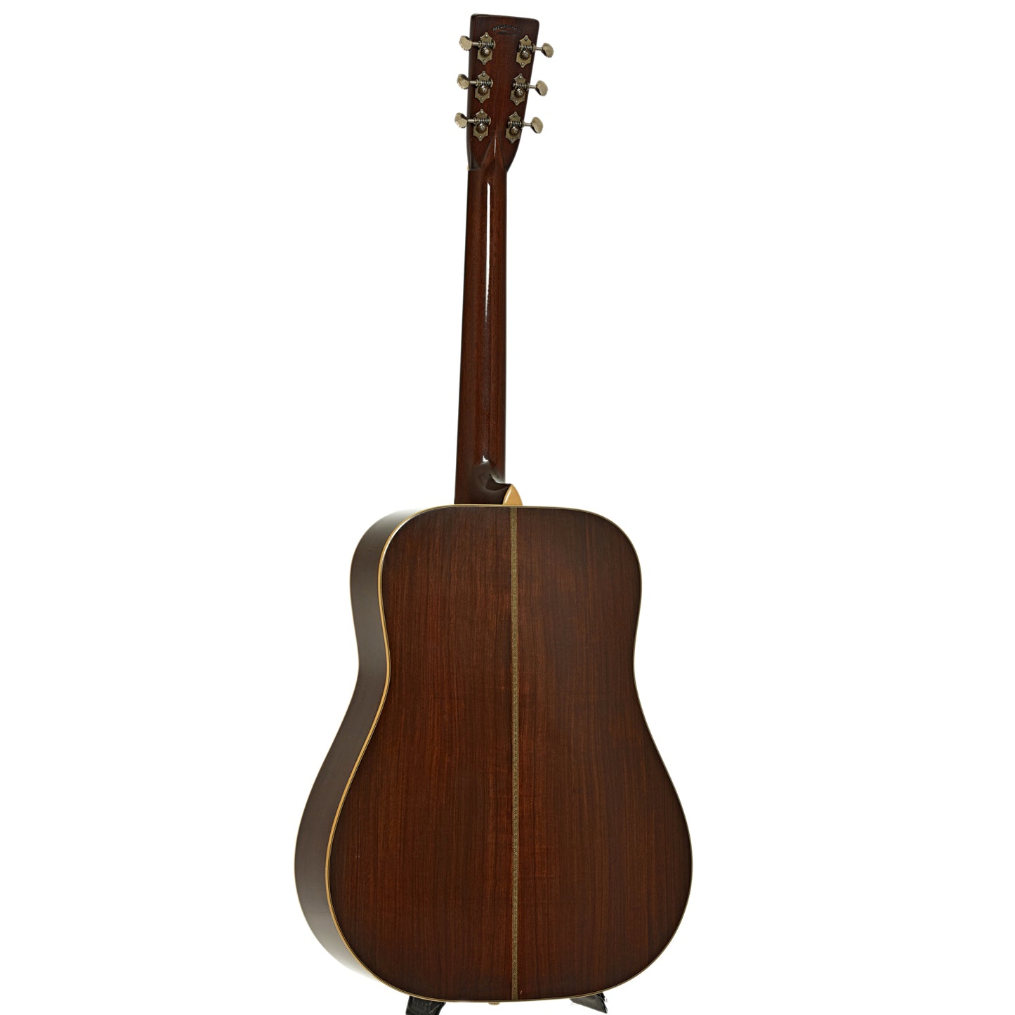 Full back and side of Pre-War International Herringbone Dreadnought Guitar