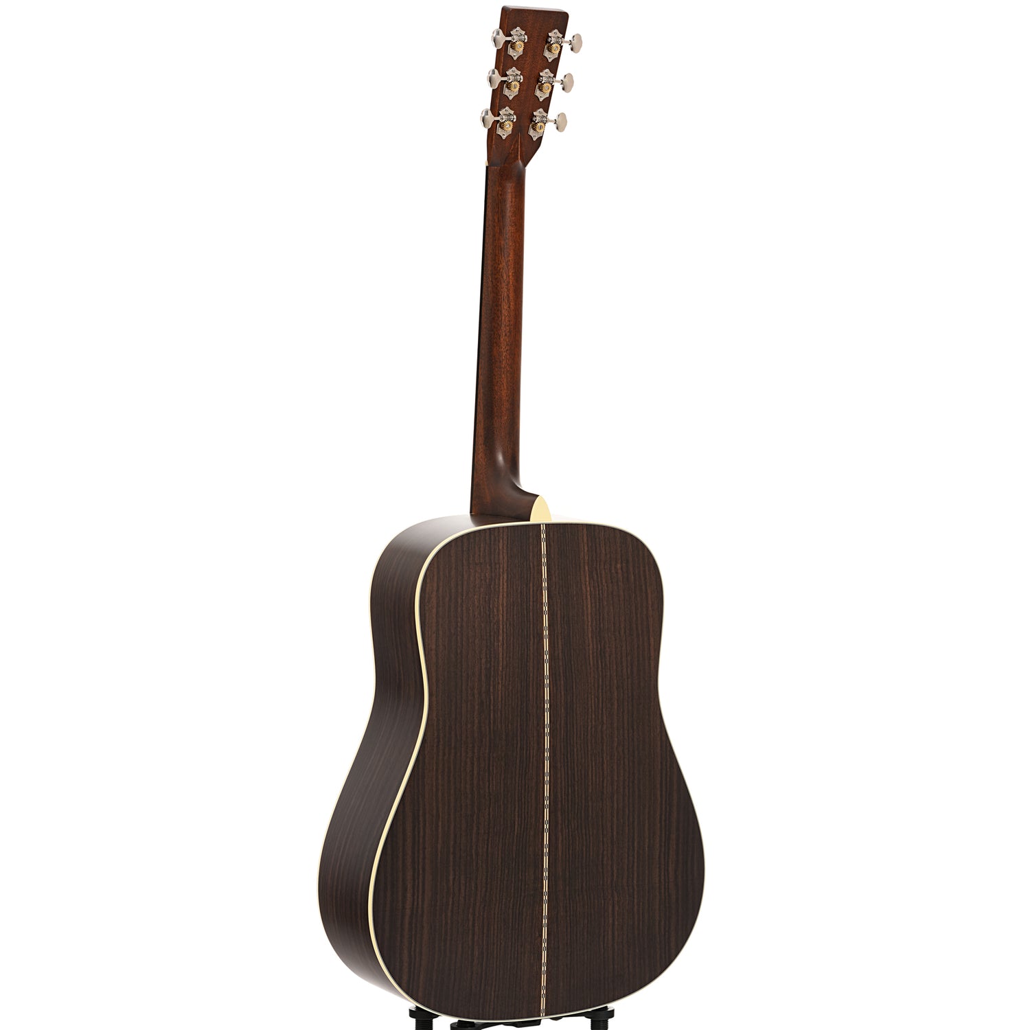 Full back and side of Martin D-28 Satin Acoustic