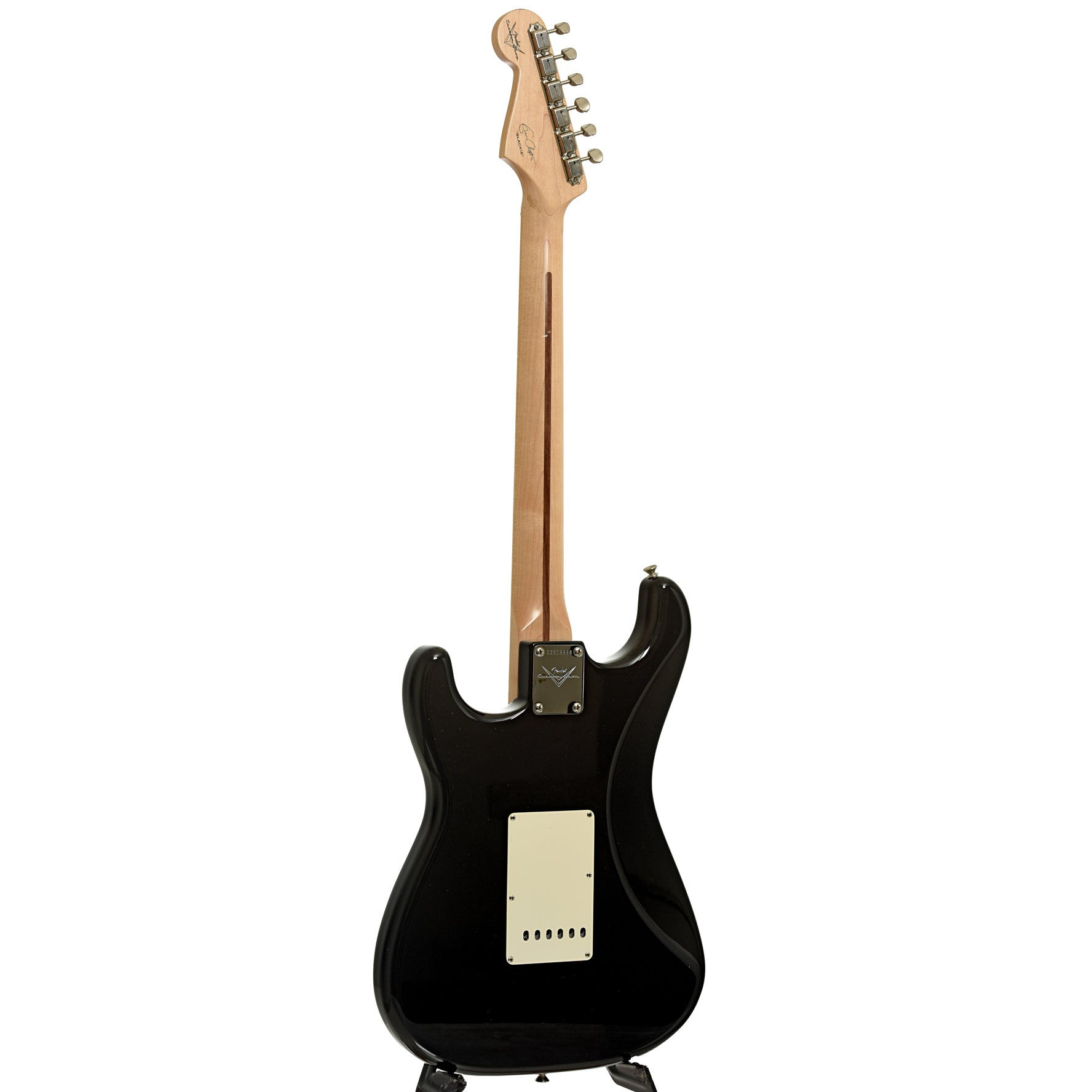 Full back and side of Fender Custom Shop Eric Clapton Stratocaster Electric Guitar