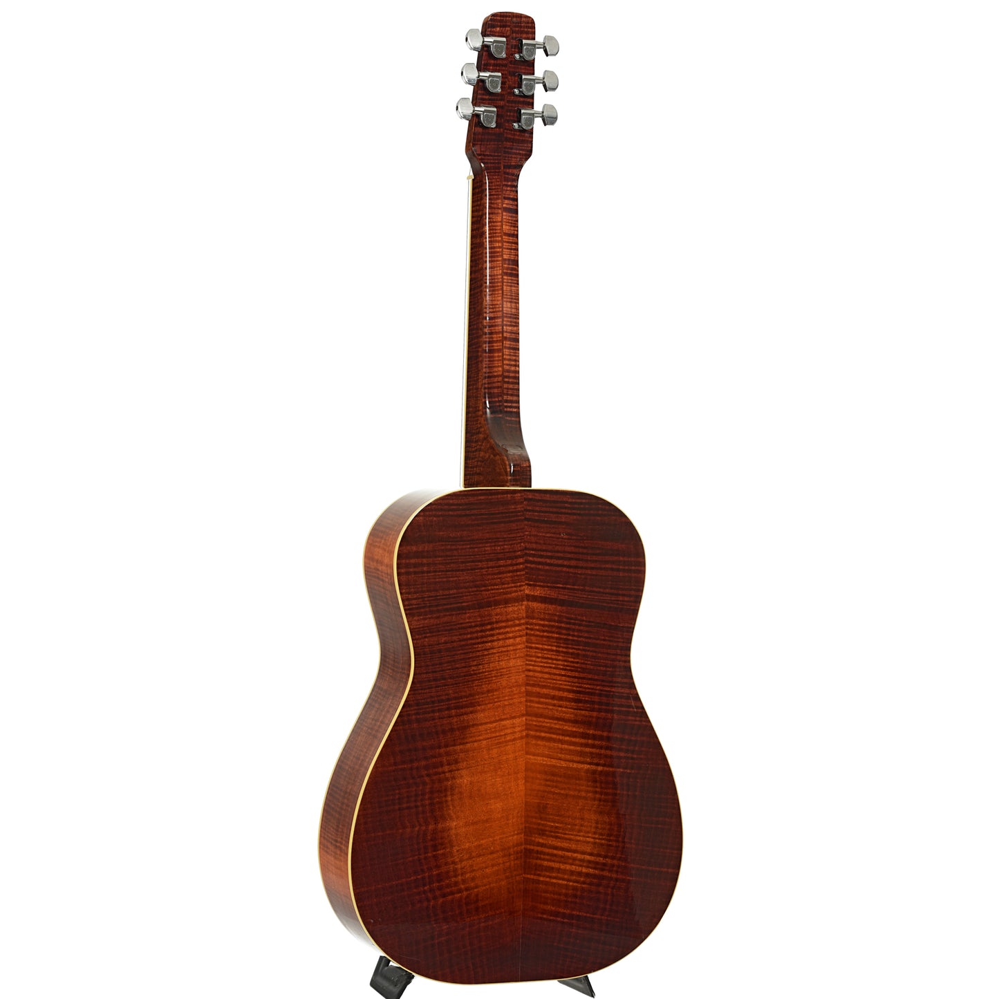 Full back and side of Scheerhorn L-body Maple Squareneck Resonator Guitar