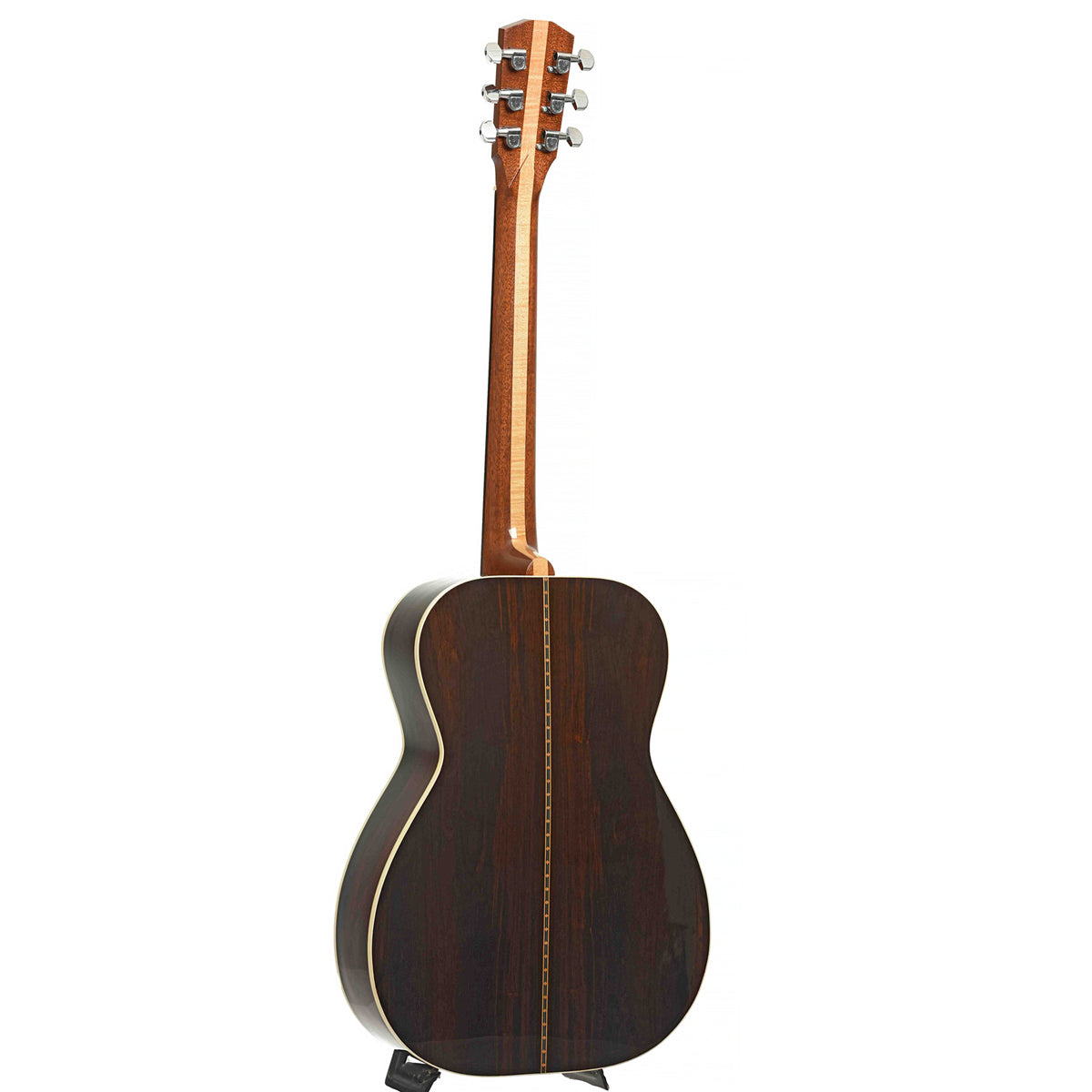 Full Back & Side of Ralph Luttrell T-100B Roundneck Baritone Resonator Guitar