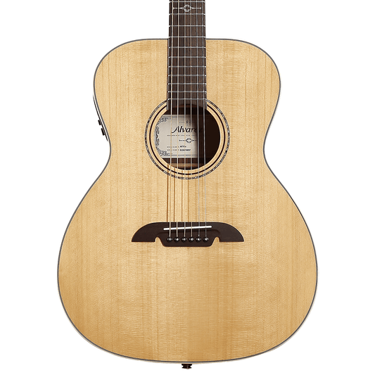 Front of AF70E OM Acoustic-Electric Guitar