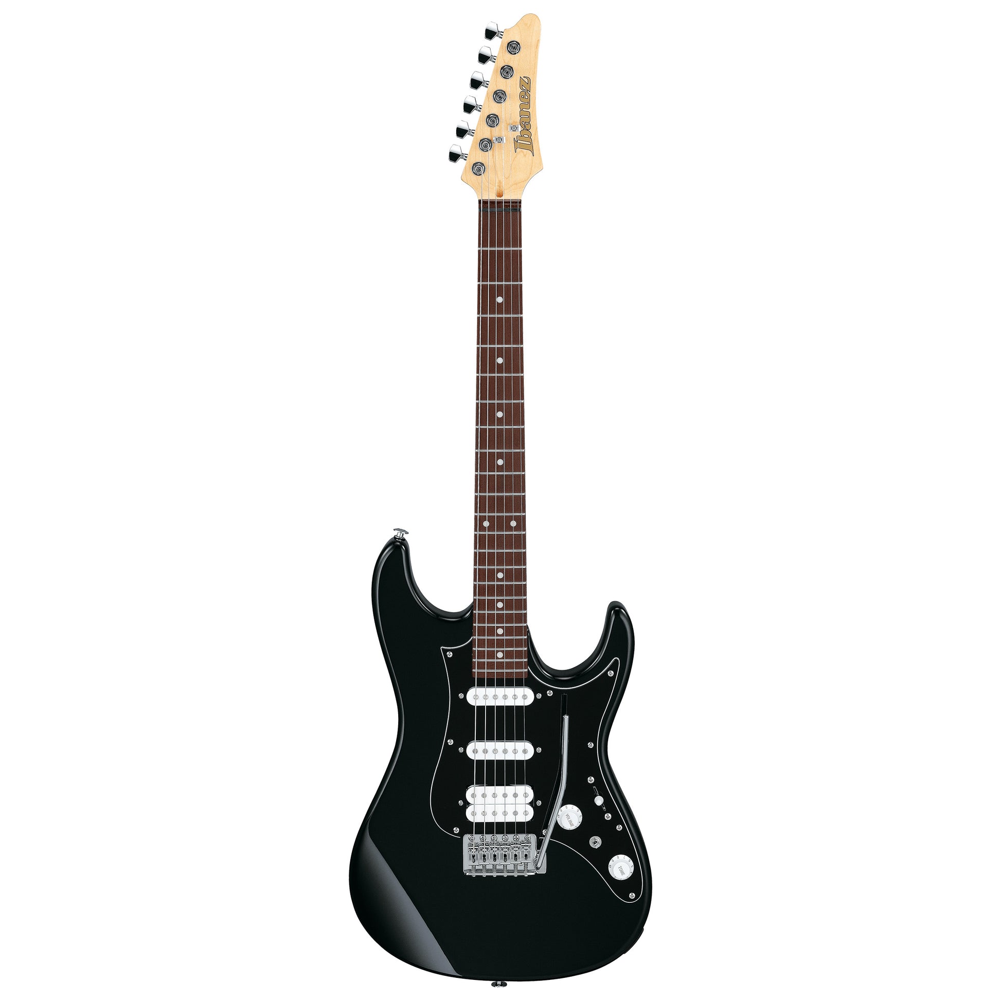Front of Ibanez AZES40B Electric Guitar, Black