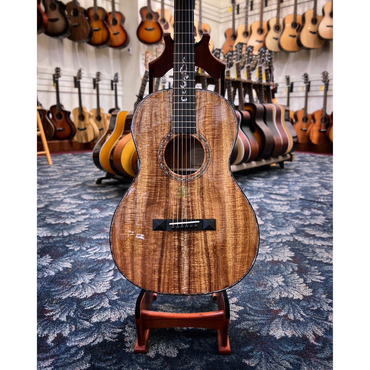 Bedell Limited Edition Fireside Parlor Koa Acoustic Guitar