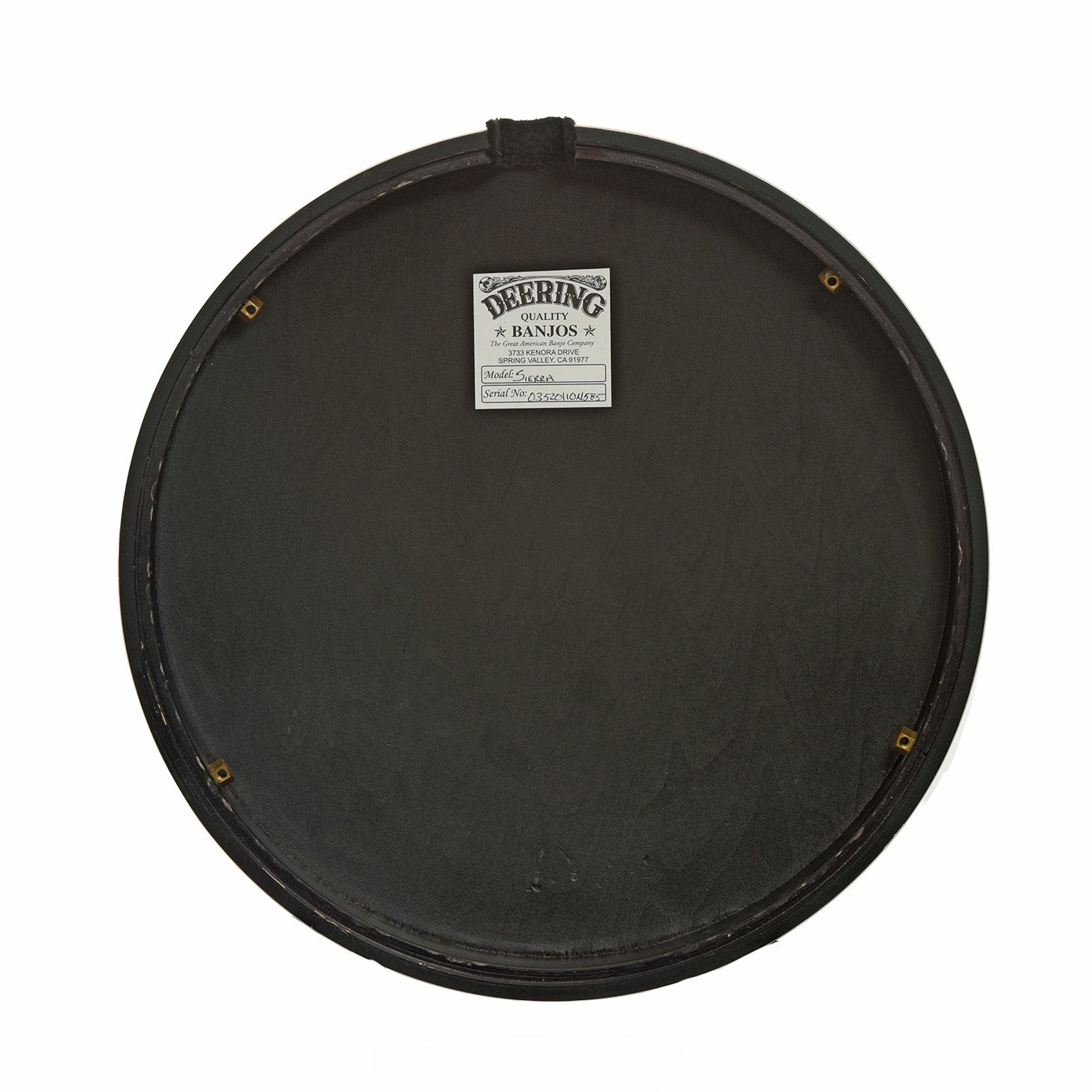 Serial number for Deering Sierra Resonator Banjo 