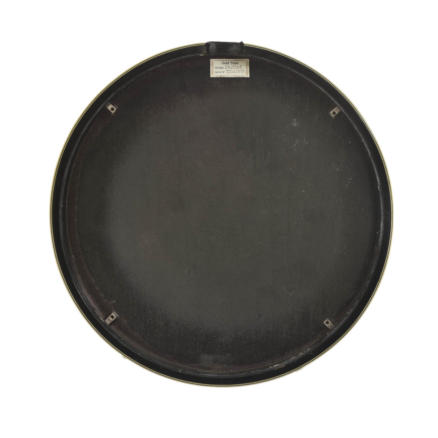 Serial number of Gold Tone BG-250F Orange Blossom Resonator Banjo