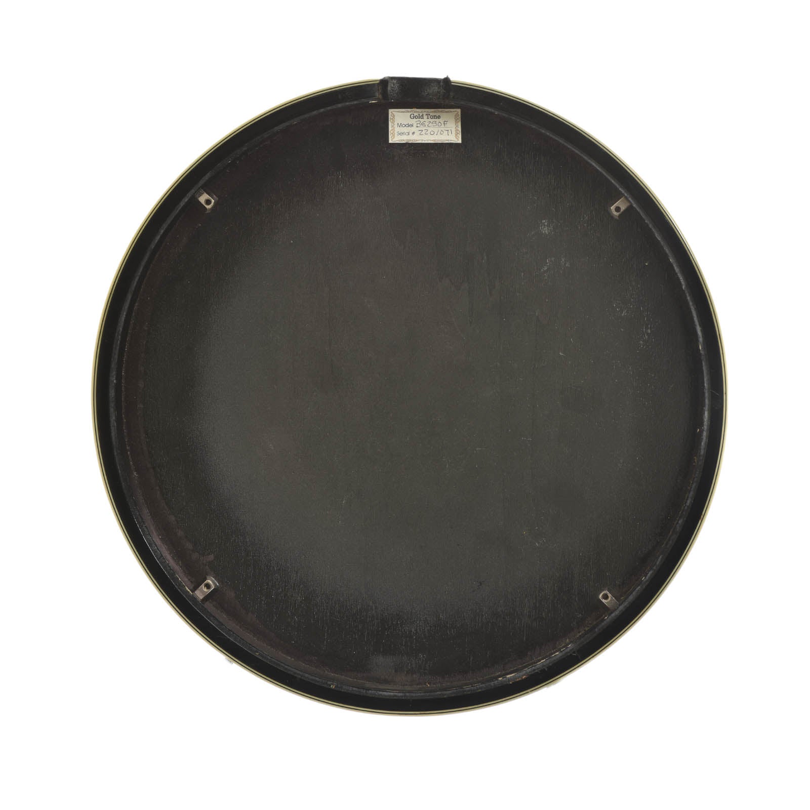 Serial number of Gold Tone BG-250F Orange Blossom Resonator Banjo