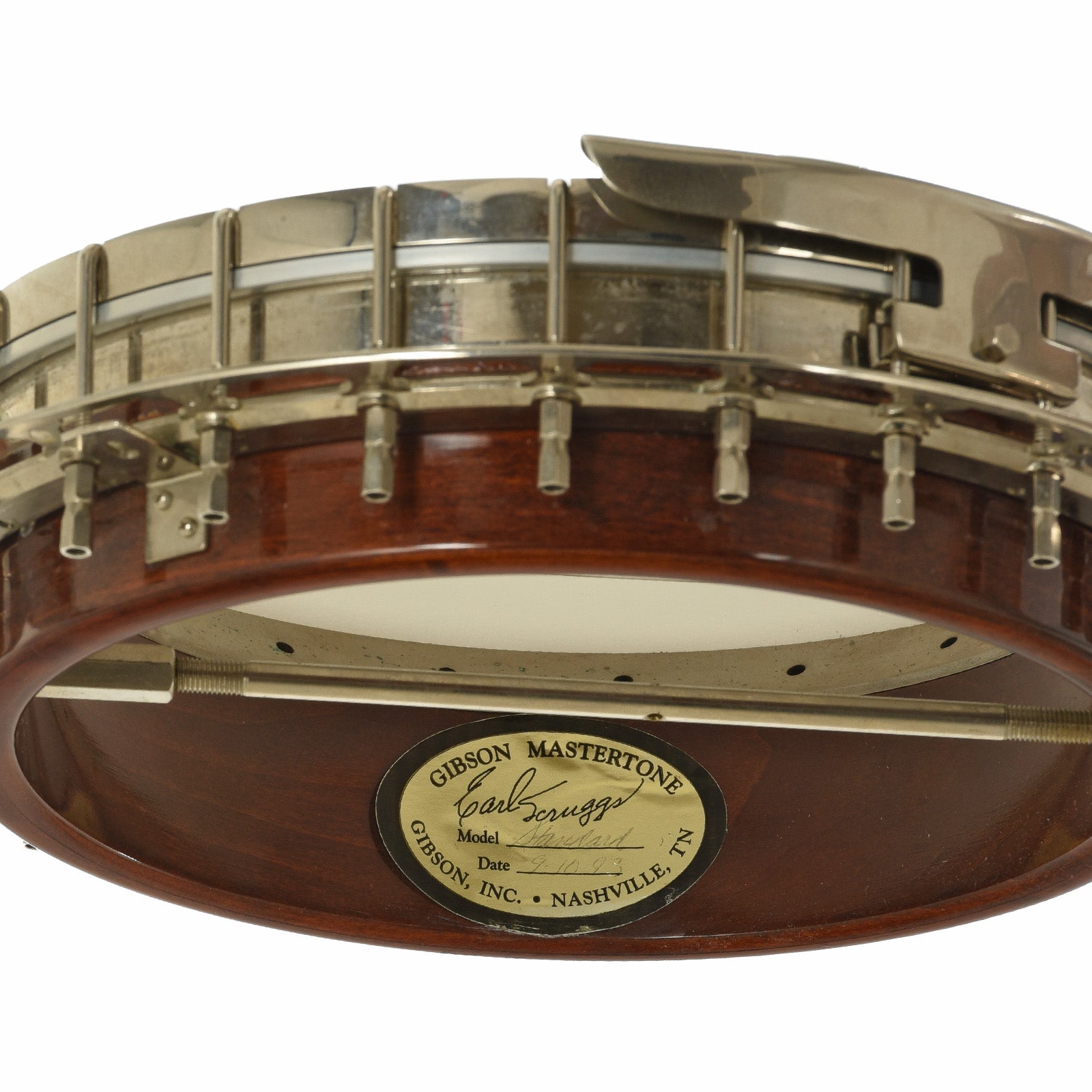 Lbael/SN of Earl Scruggs Standard Resonator Banjo