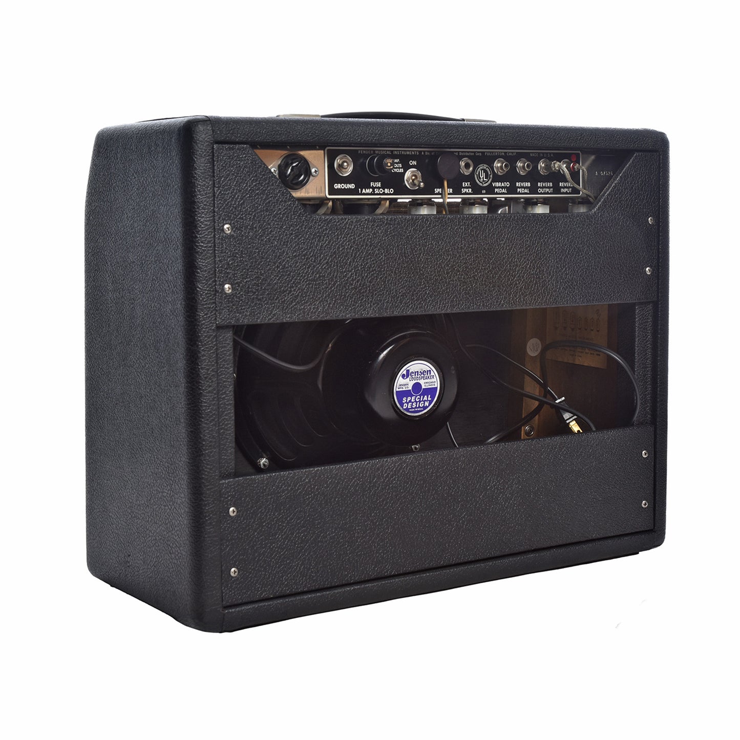 Back and side of Fender Princeton Reverb