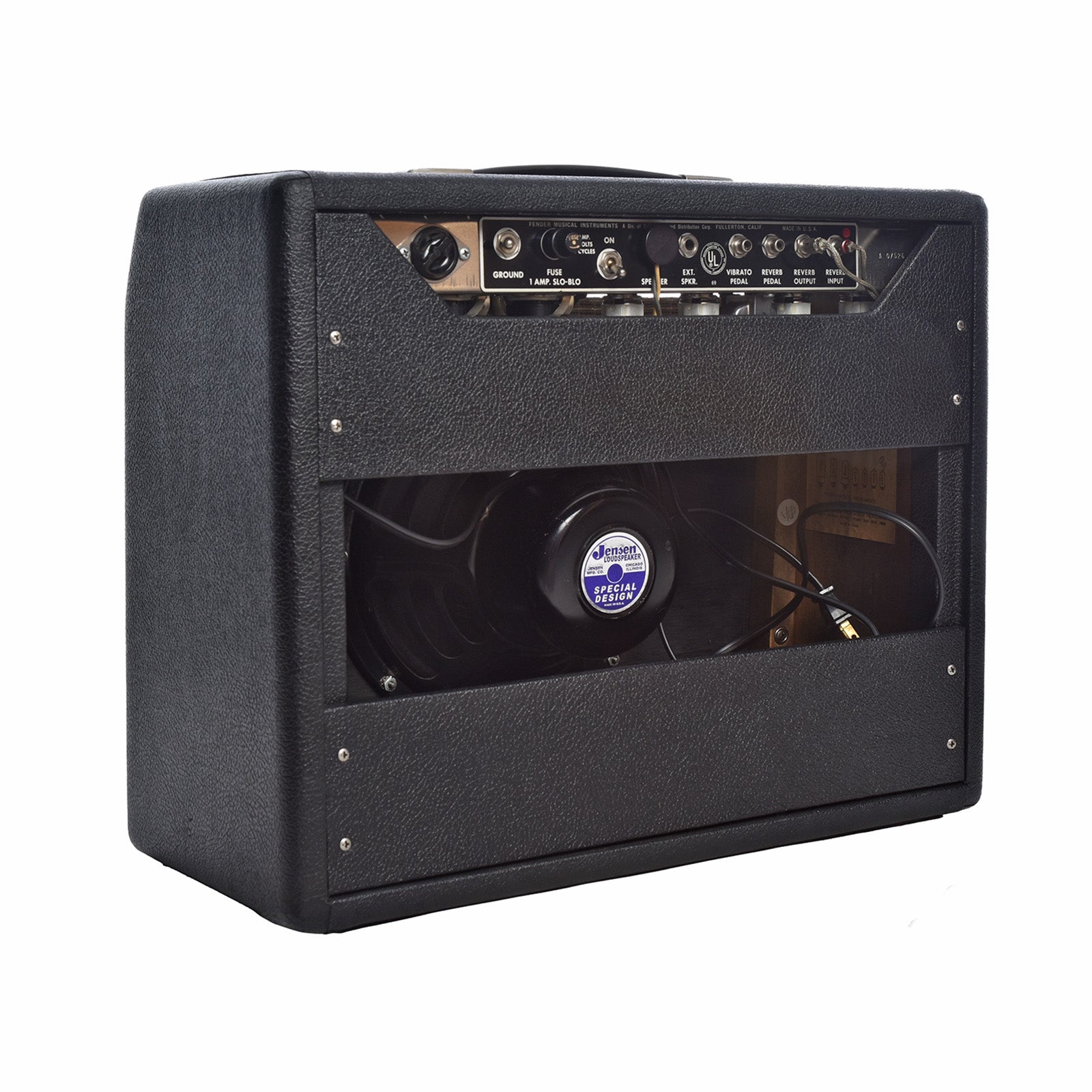 Back and side of Fender Princeton Reverb