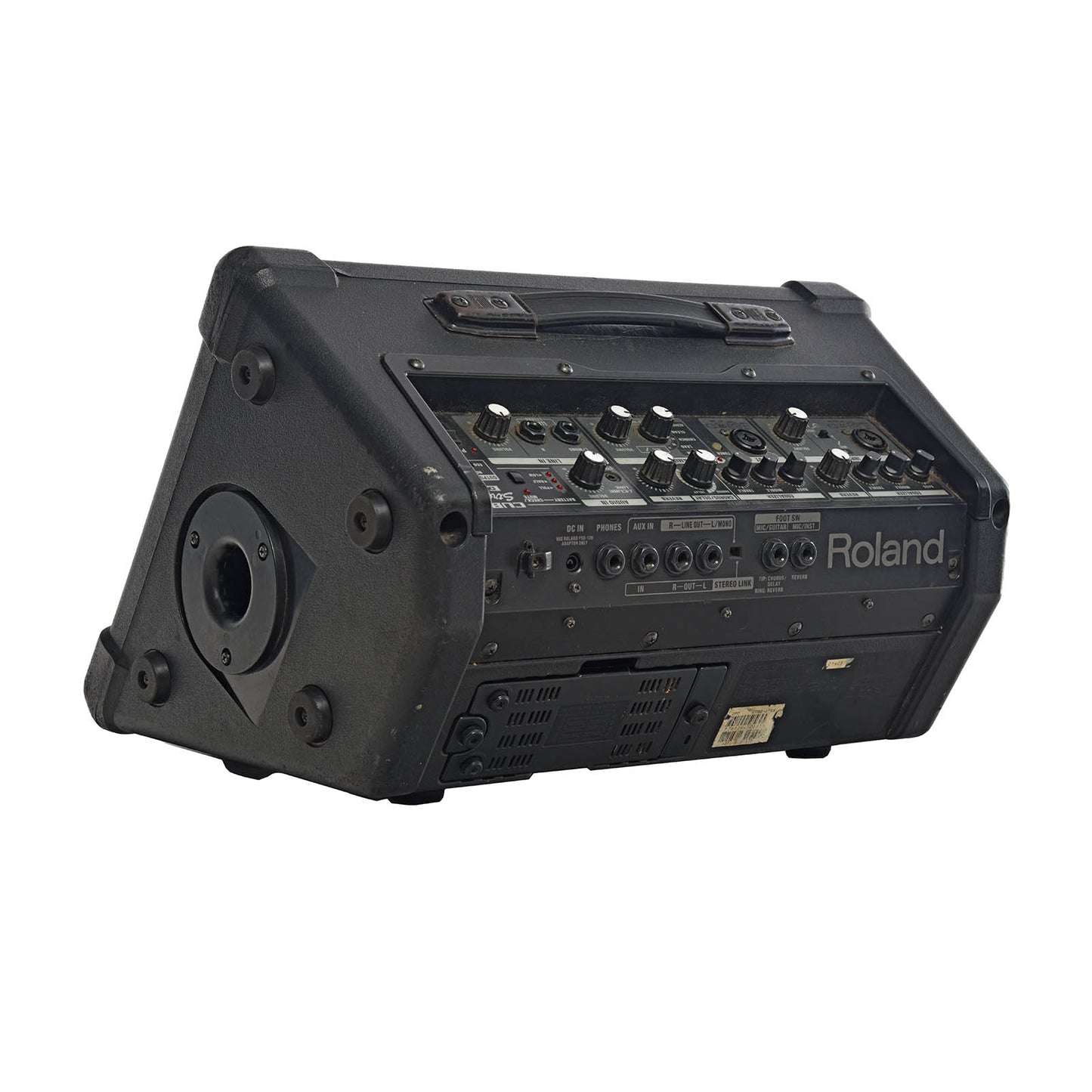 Back and side of Roland Cube Street EX Combo Amp