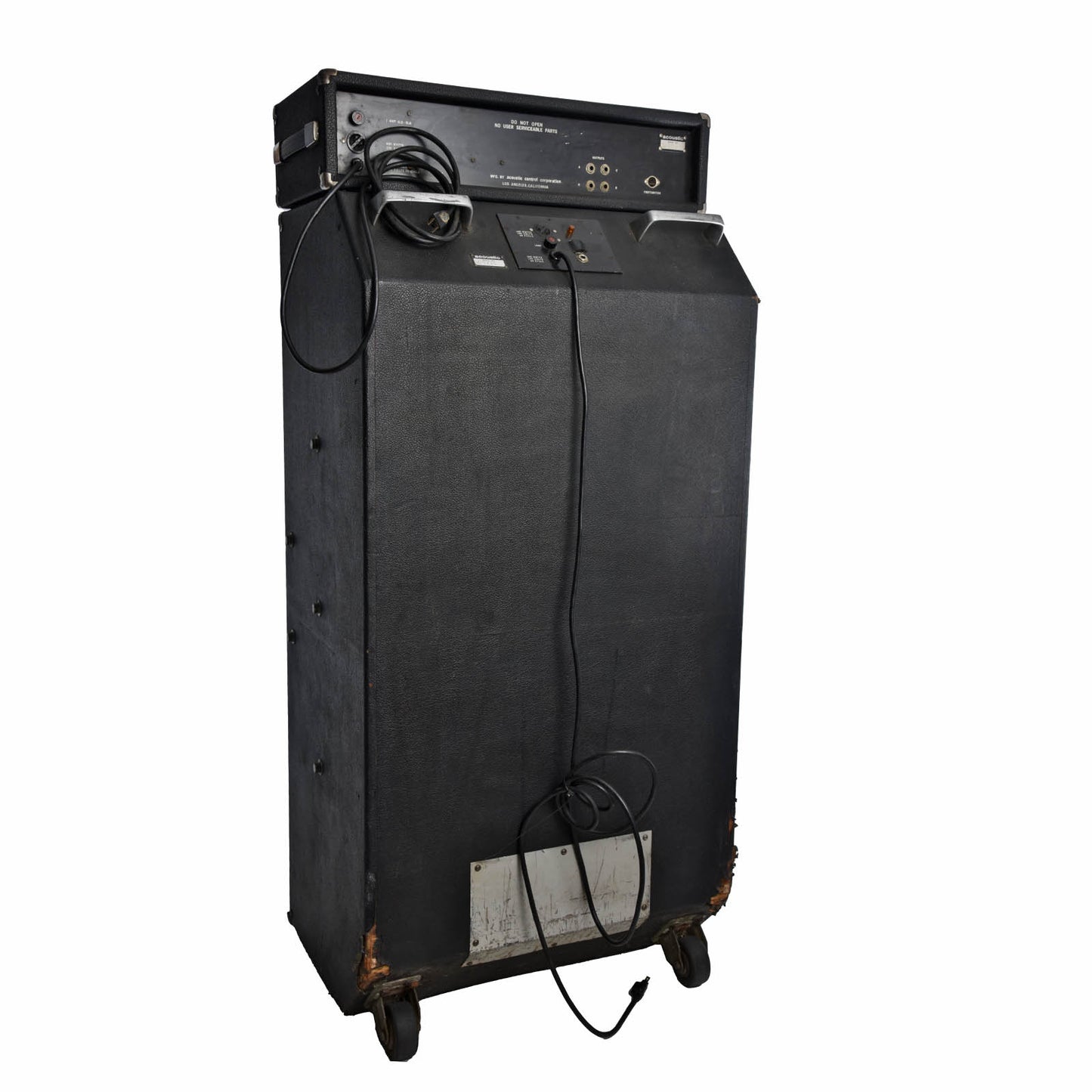 Back and side of Acoustic 360/361 Bass Rig