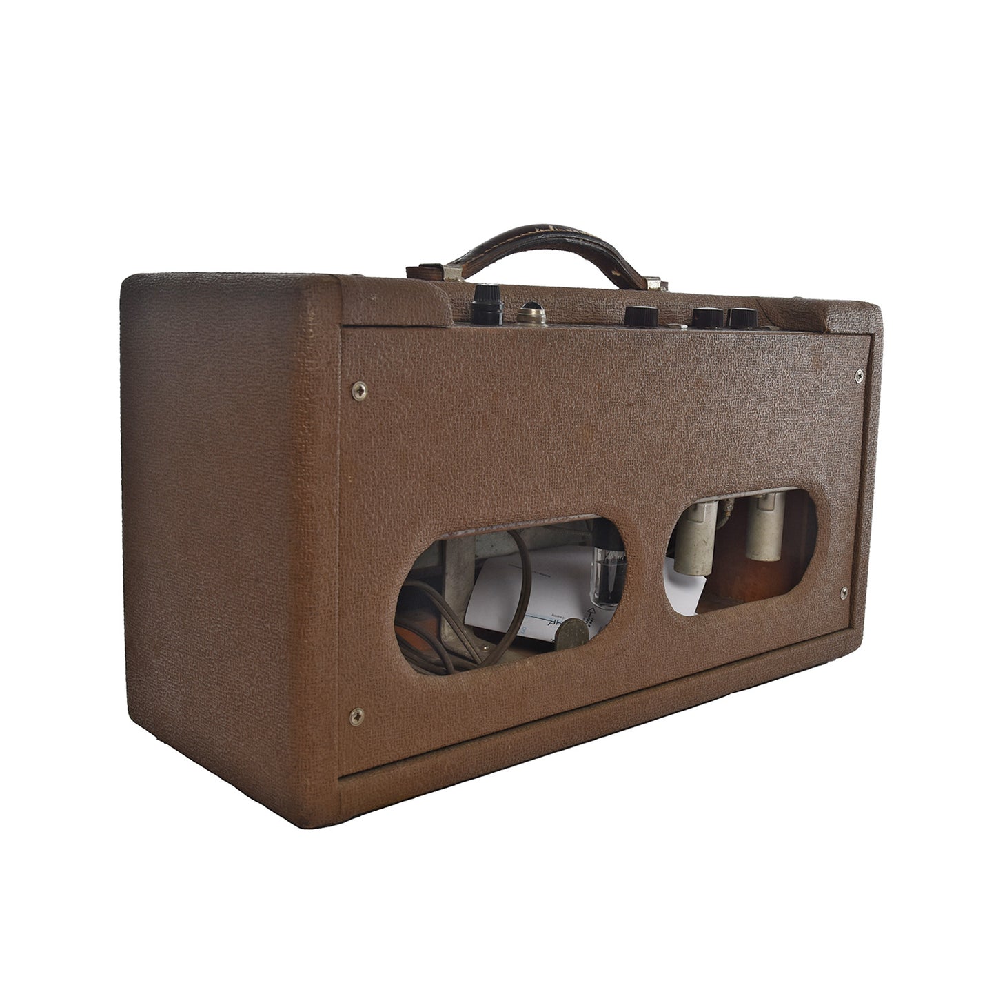 Back and  side of Fender Reverb Unit 