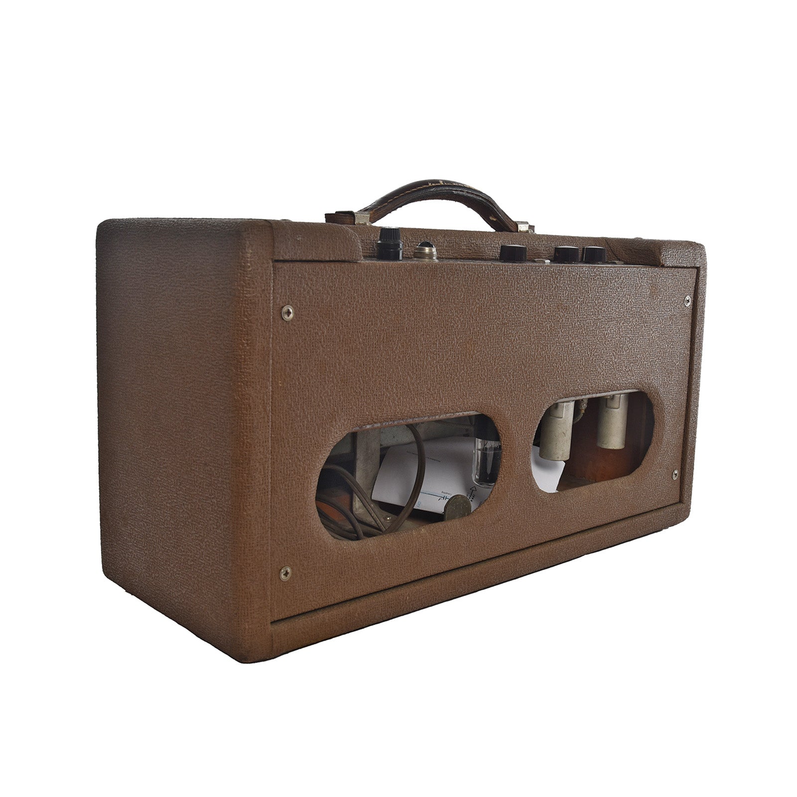 Back and  side of Fender Reverb Unit 