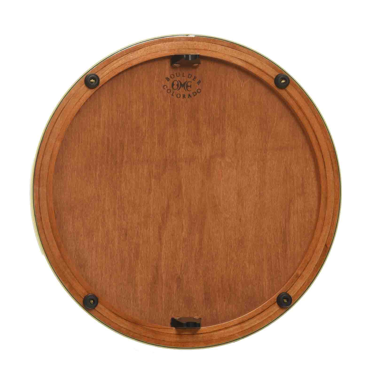 Interior of Resonator of Ome Juggernaut Custom Openback Banjo